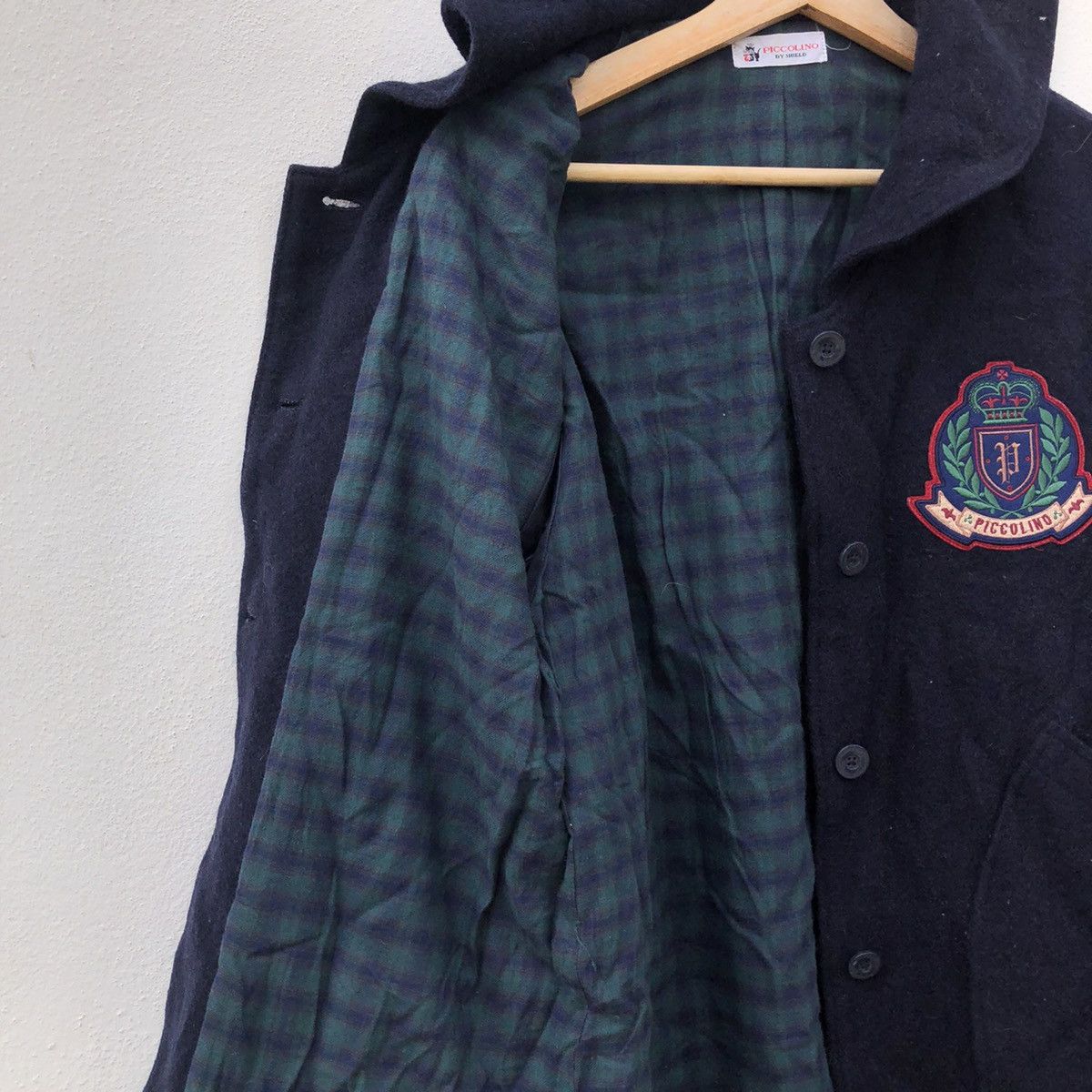 Japanese Brand VINTAGE PICCOLINO BY SHIELD HOODIE JACKET RARE DESIGN Size US M / EU 48-50 / 2 - 10 Thumbnail