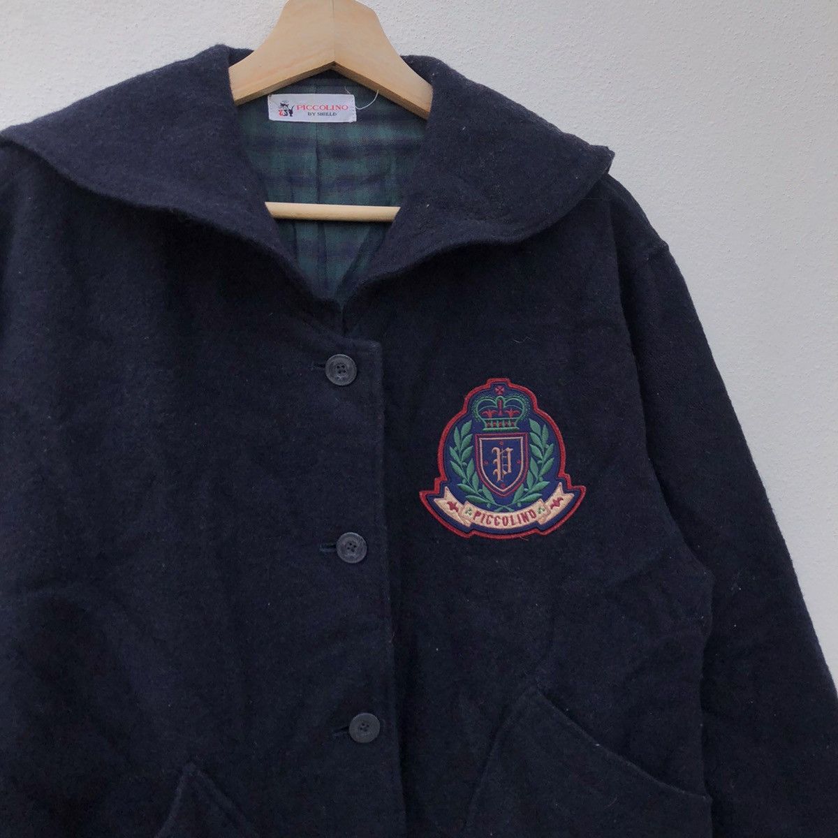 Japanese Brand VINTAGE PICCOLINO BY SHIELD HOODIE JACKET RARE DESIGN Size US M / EU 48-50 / 2 - 4 Thumbnail
