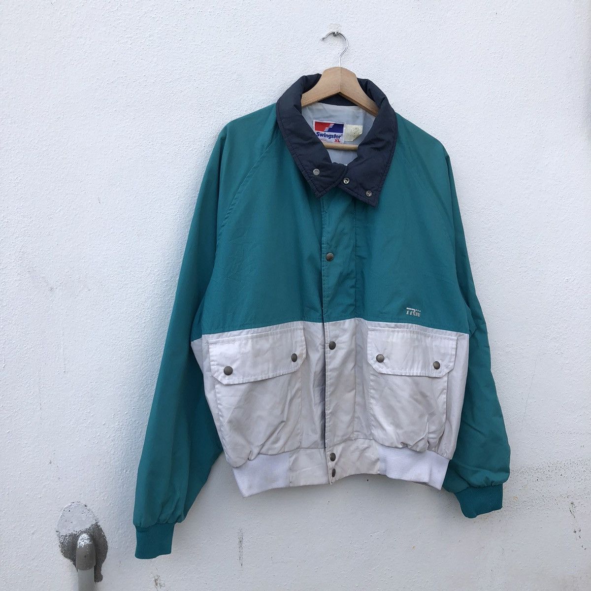 Vintage VINTAGE SWINGSTER MADE IN USA BOMBER JACKET Size US XL / EU 56 / 4 - 2 Thumbnail