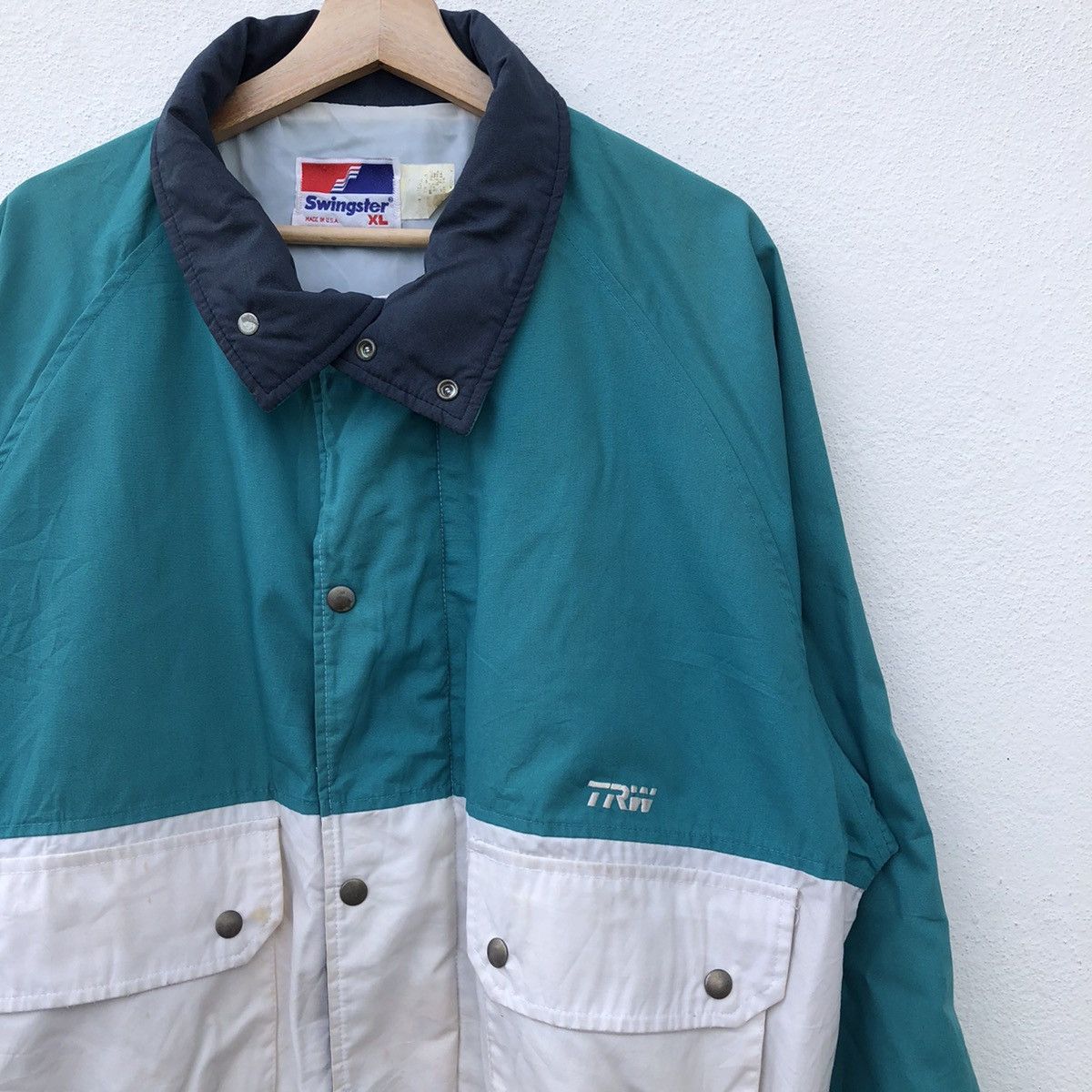 Vintage VINTAGE SWINGSTER MADE IN USA BOMBER JACKET Size US XL / EU 56 / 4 - 3 Thumbnail