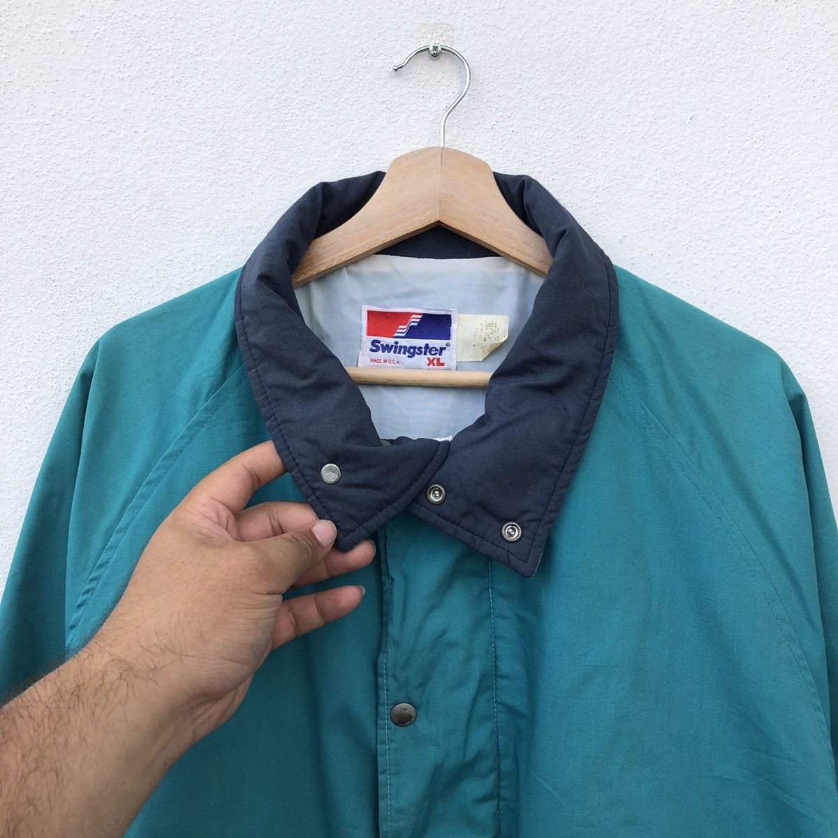 Vintage VINTAGE SWINGSTER MADE IN USA BOMBER JACKET Size US XL / EU 56 / 4 - 5 Thumbnail