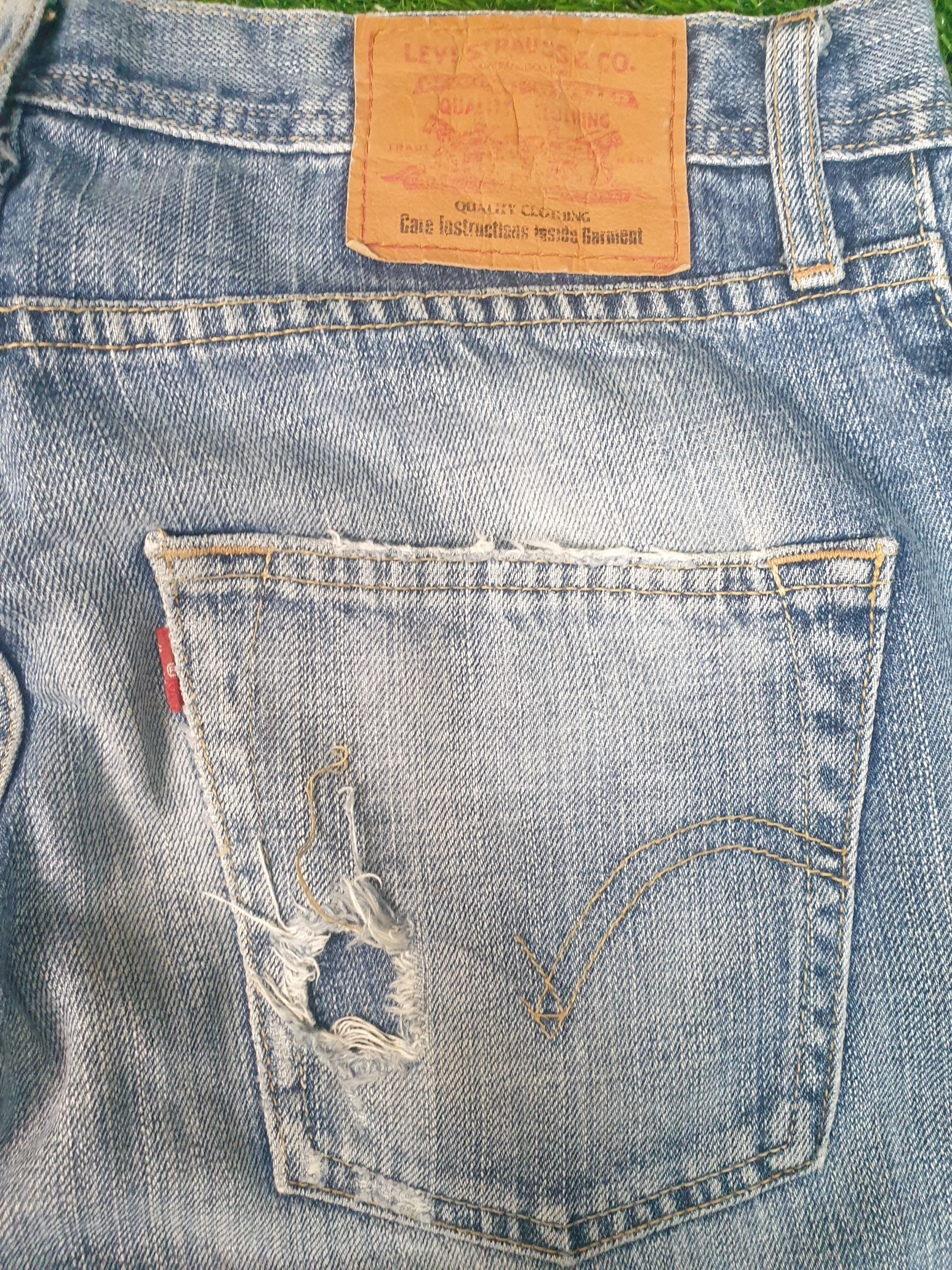 Levi's LEVIS Single Pocket Faded Distressed Size 32X33 Jeans L0179 Size US 32 / EU 48 - 10 Thumbnail