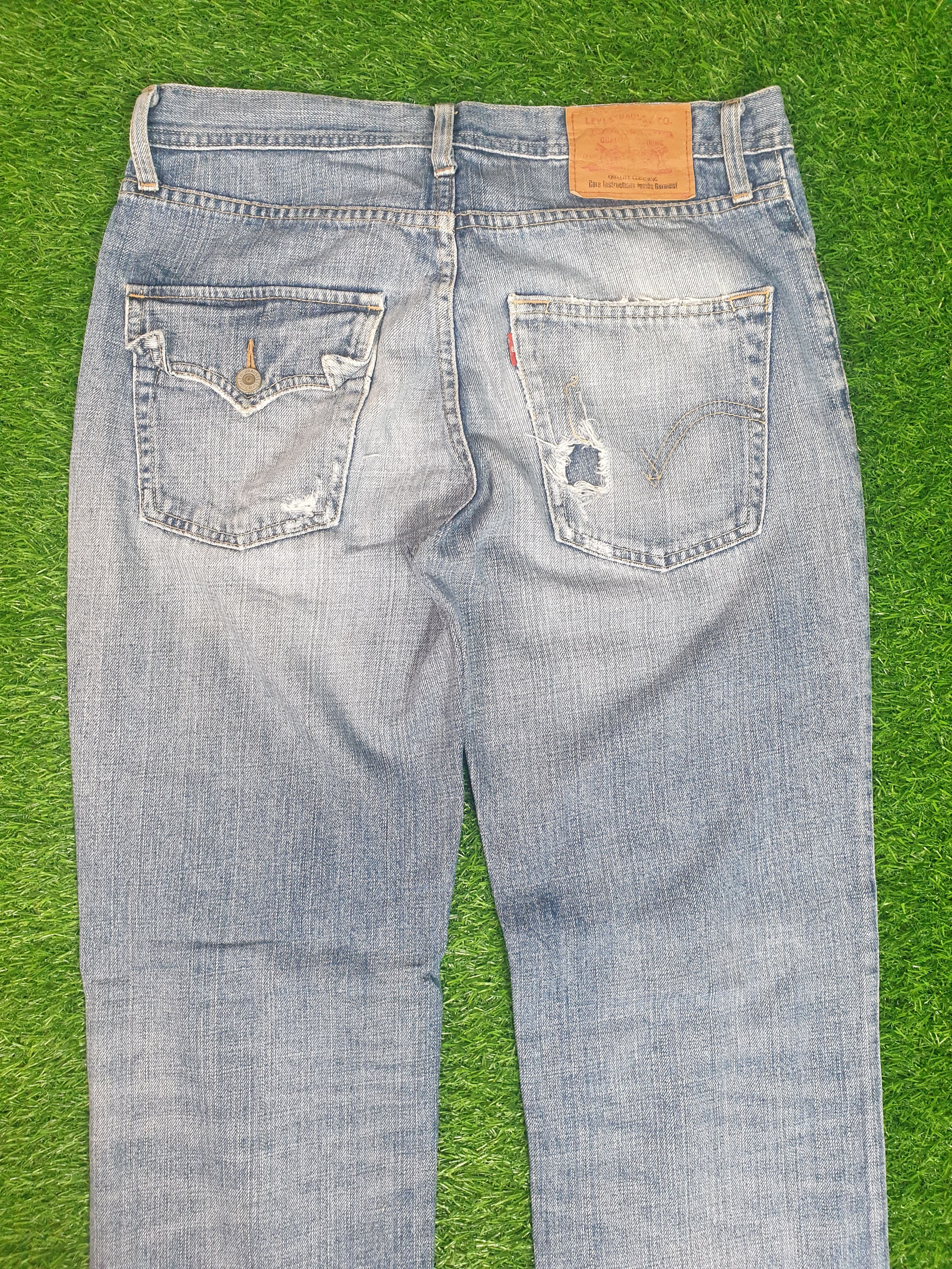 Levi's LEVIS Single Pocket Faded Distressed Size 32X33 Jeans L0179 Size US 32 / EU 48 - 6 Thumbnail