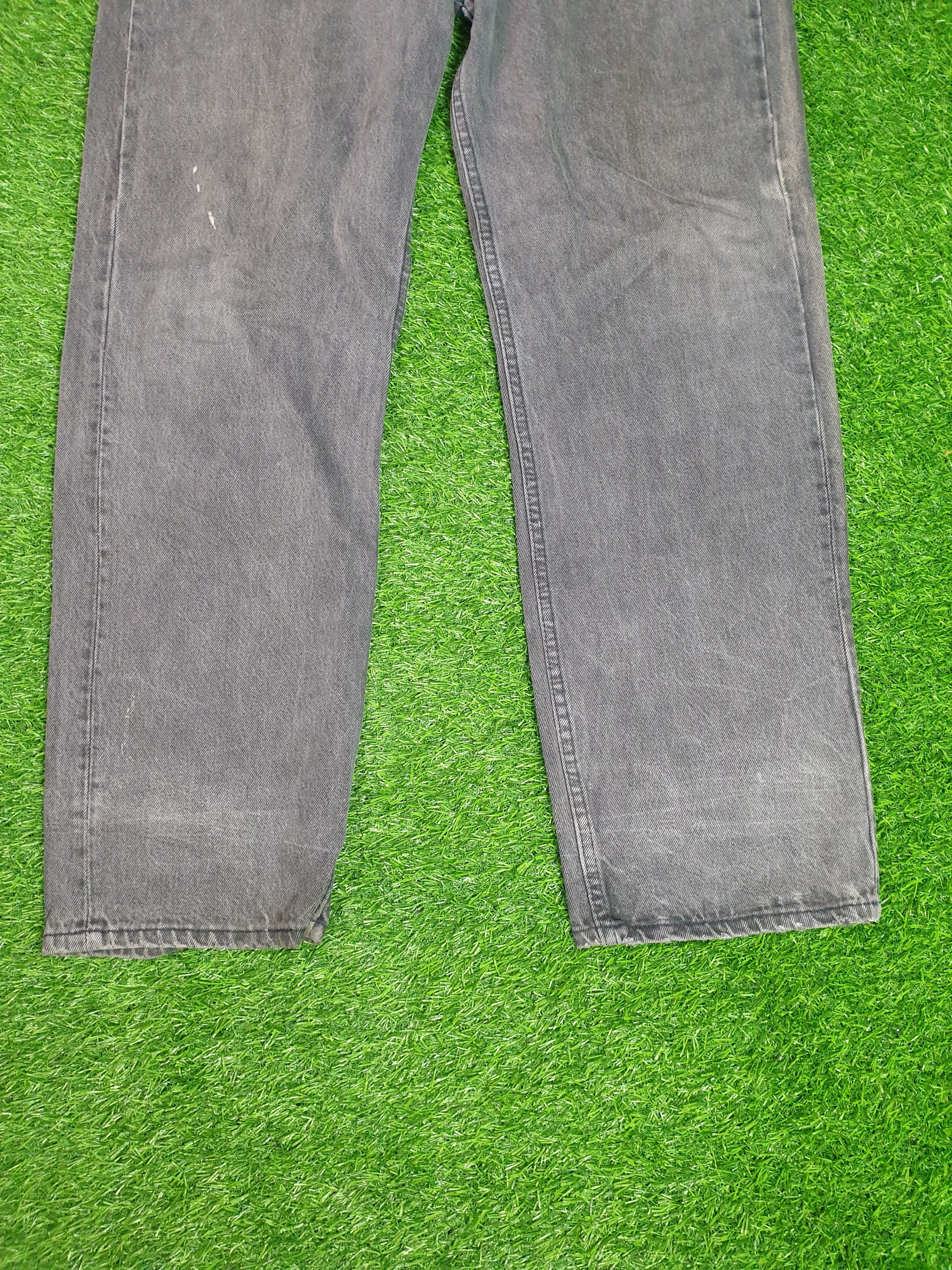 Levi's Vintage Clothing Vtg 90's LEVIS 501 Light Wash Faded Black 37X30 Jeans L0149 Size US 37 - 6 Thumbnail