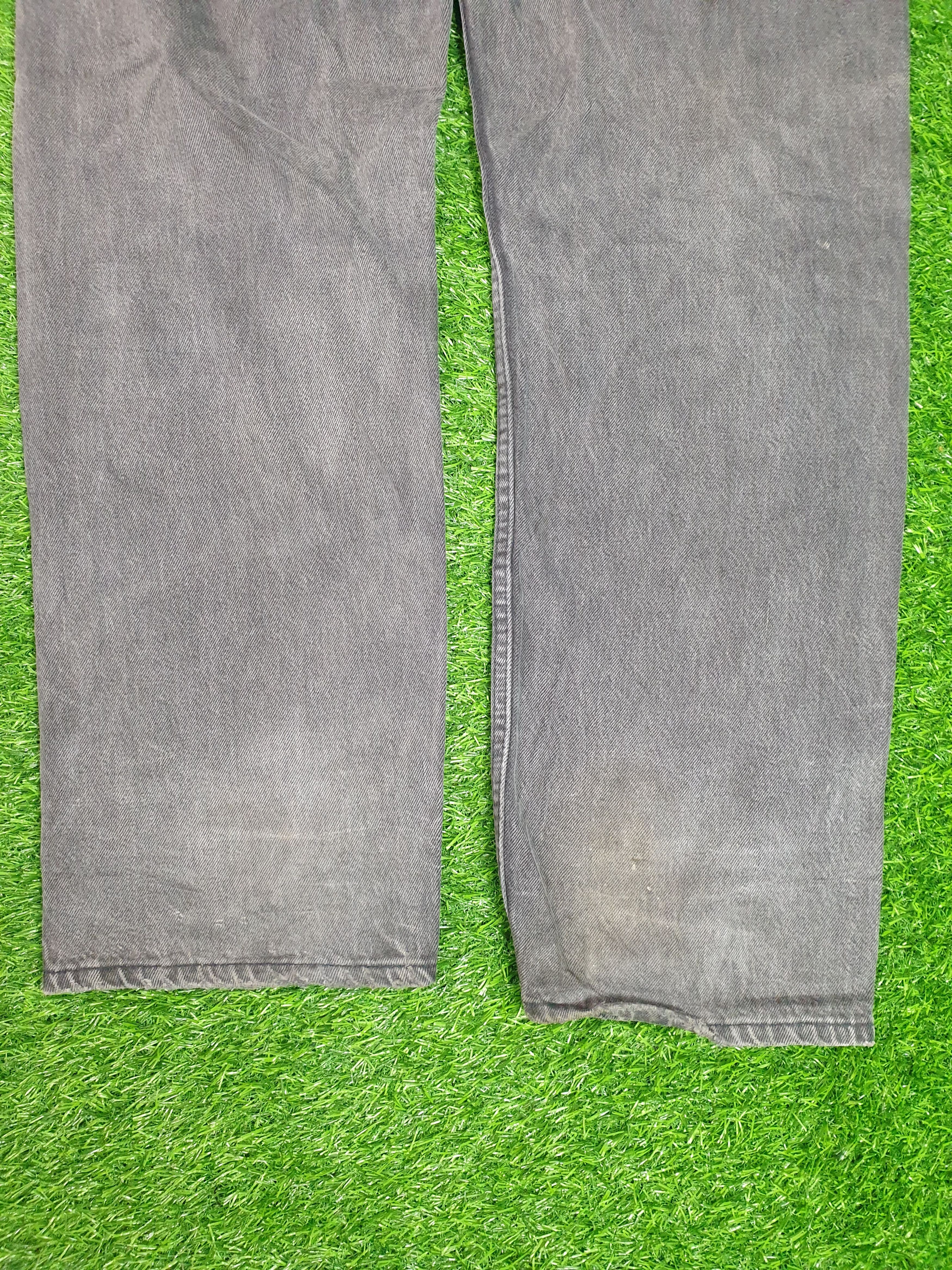Levi's Vintage Clothing Vtg 90's LEVIS 501 Light Wash Faded Black 37X30 Jeans L0149 Size US 37 - 7 Thumbnail