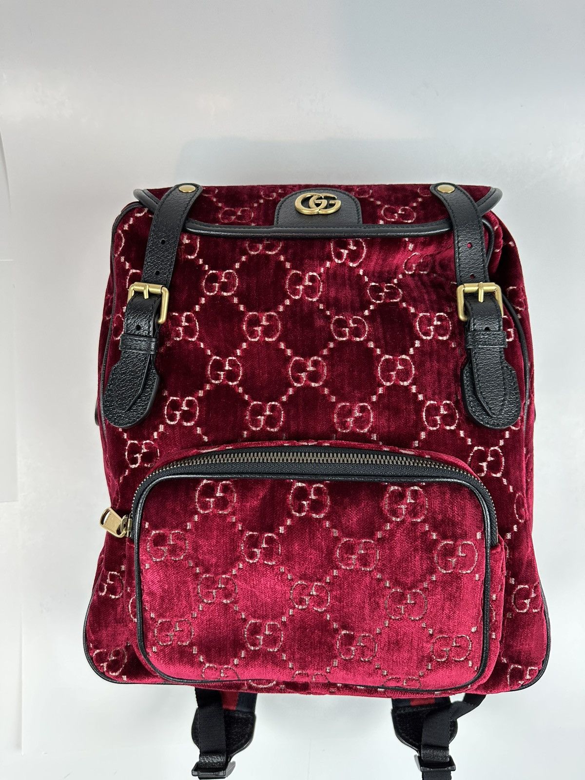 Gucci Gucci GG Velour Marmont Backpack Size ONE SIZE - 3 Thumbnail