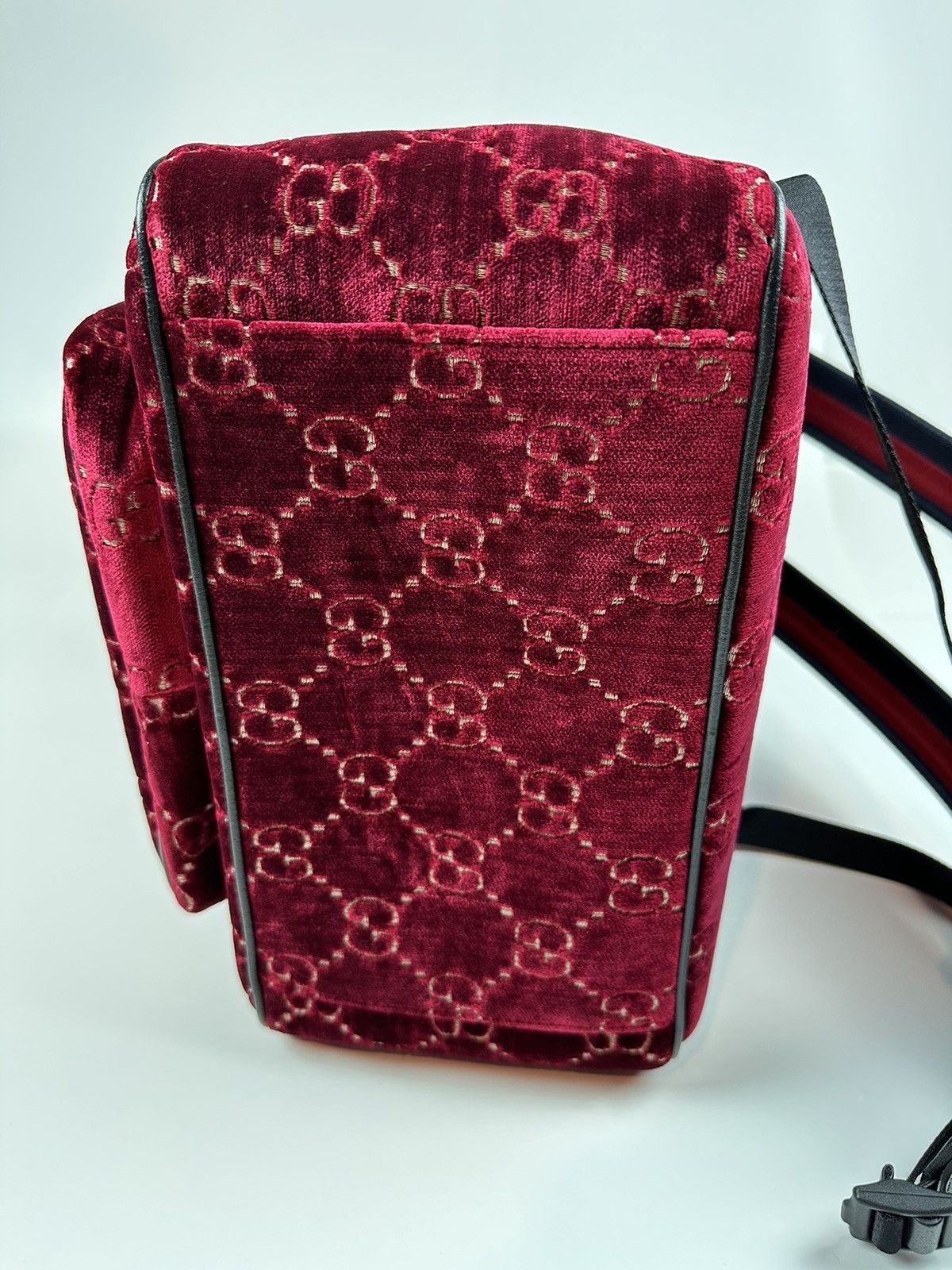 Gucci Gucci GG Velour Marmont Backpack Size ONE SIZE - 9 Thumbnail