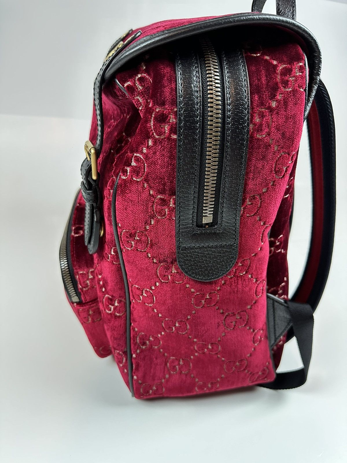 Gucci Gucci GG Velour Marmont Backpack Size ONE SIZE - 6 Thumbnail