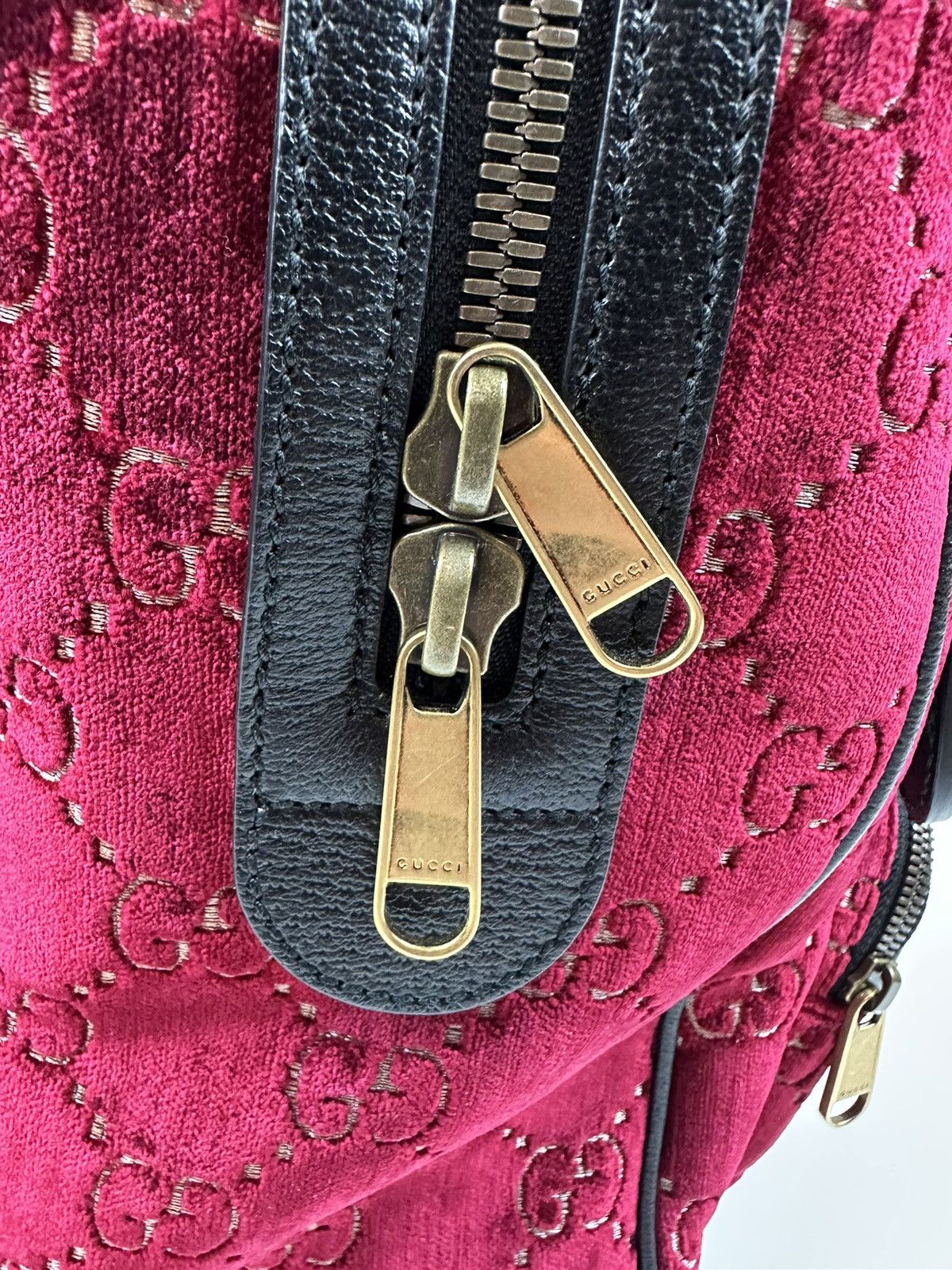 Gucci Gucci GG Velour Marmont Backpack Size ONE SIZE - 11 Thumbnail