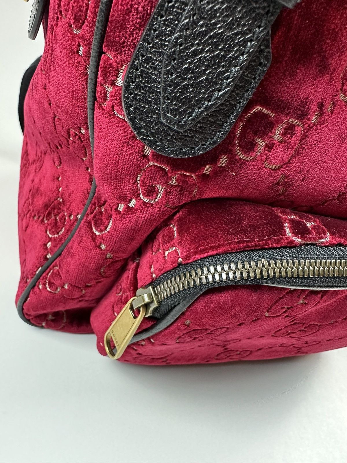Gucci Gucci GG Velour Marmont Backpack Size ONE SIZE - 12 Thumbnail