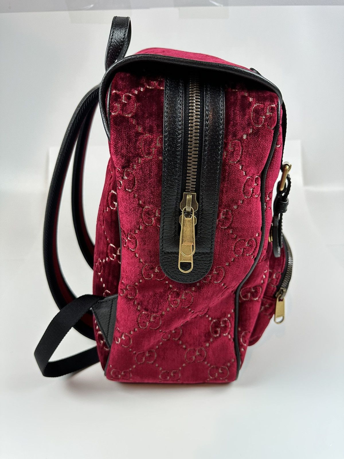 Gucci Gucci GG Velour Marmont Backpack Size ONE SIZE - 4 Thumbnail