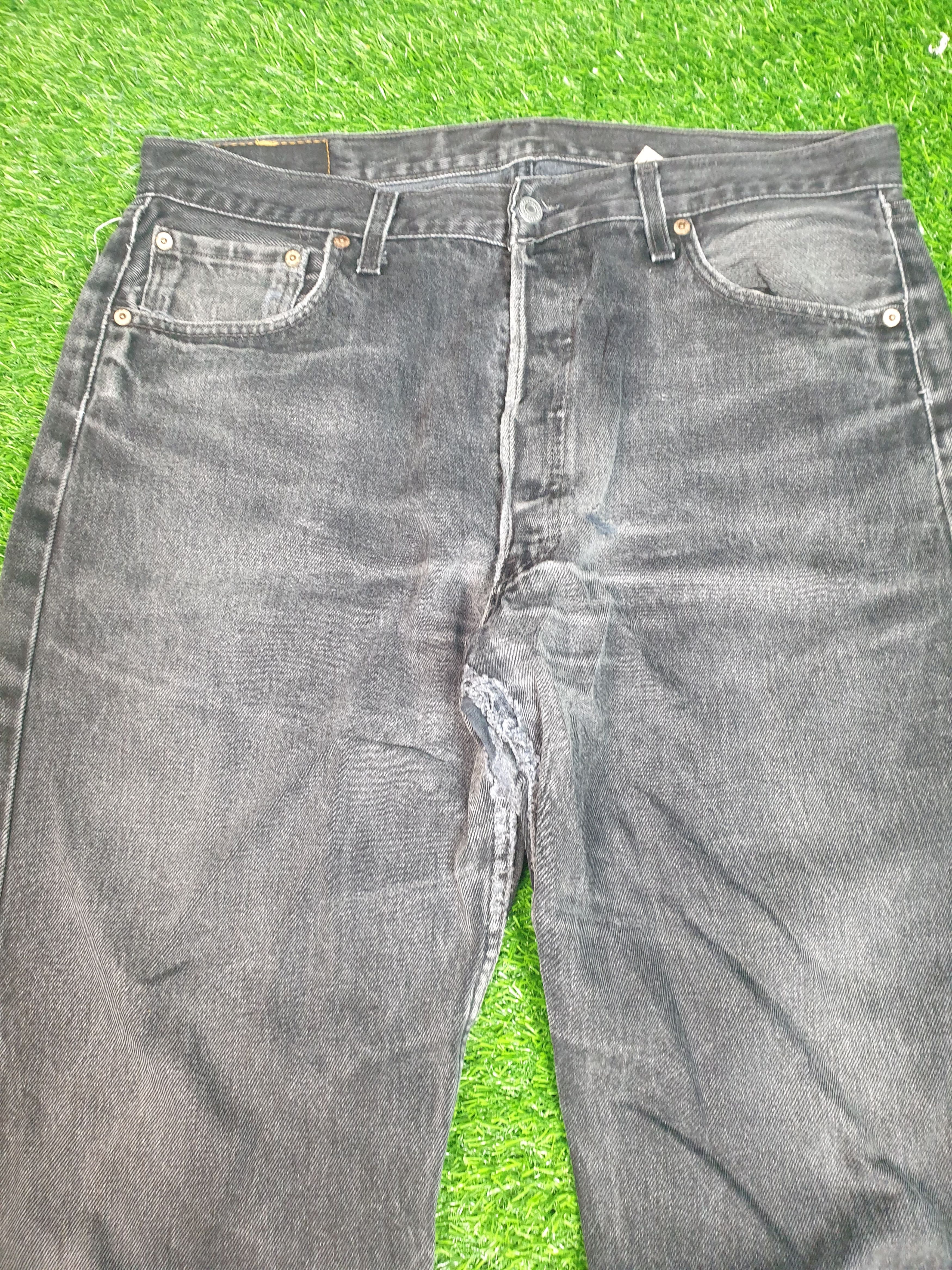 Levi's Vintage Clothing Vintage LEVIS 501 Super Black Faded 36X30.5 Jeans L0070 Size US 36 / EU 52 - 4 Thumbnail