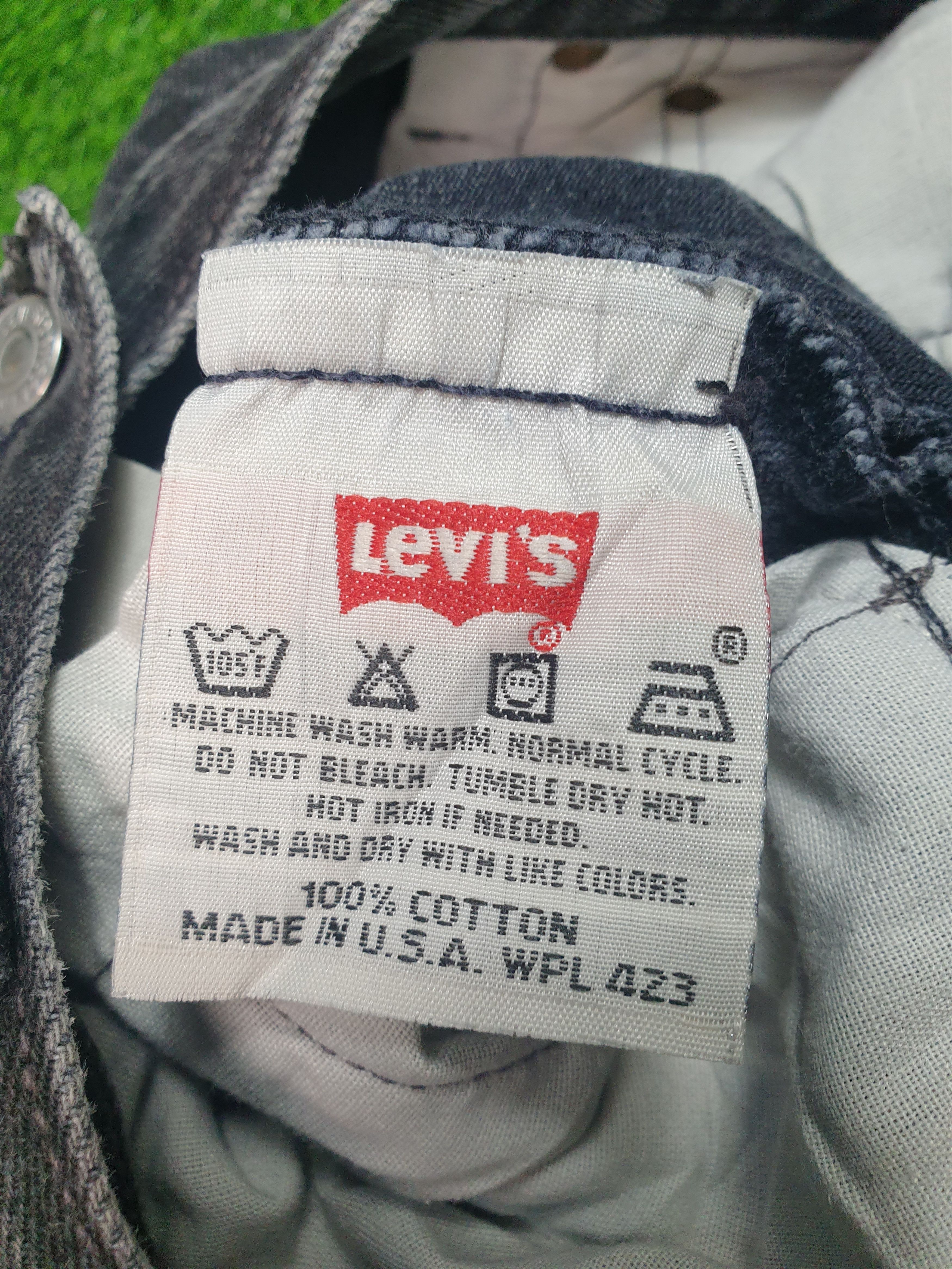 Levi's Vintage Clothing Vintage LEVIS 501 Super Black Faded 36X30.5 Jeans L0070 Size US 36 / EU 52 - 12 Thumbnail