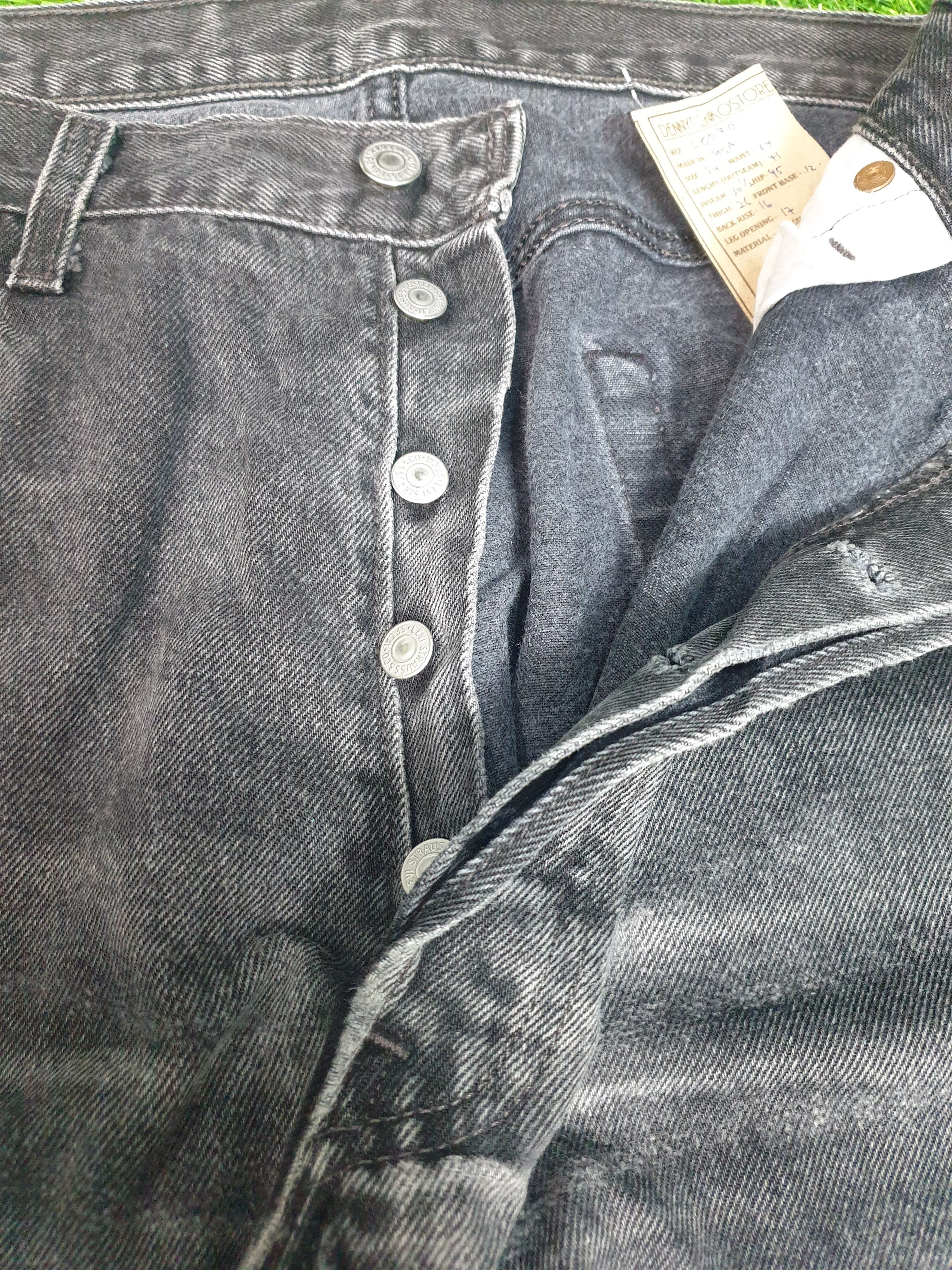 Levi's Vintage Clothing Vintage LEVIS 501 Super Black Faded 36X30.5 Jeans L0070 Size US 36 / EU 52 - 6 Thumbnail