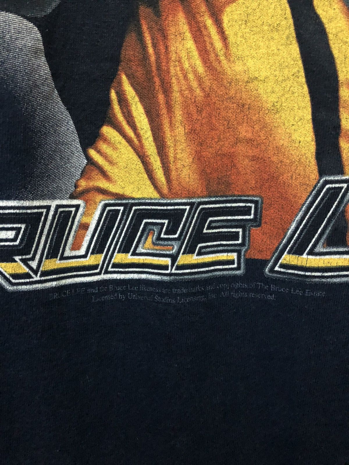 Vintage Vintage Legendary Bruce Lee Big Print Rare T Shirt Size US L / EU 52-54 / 3 - 7 Thumbnail