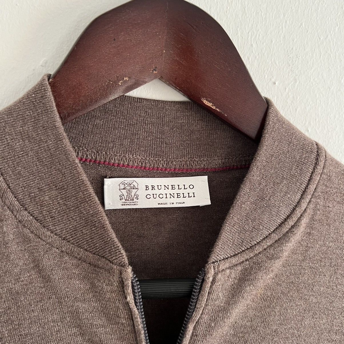 Brunello Cucinelli Brunello Cucinelli Brown Zip Hoodie Size US M / EU 48-50 / 2 - 4 Thumbnail