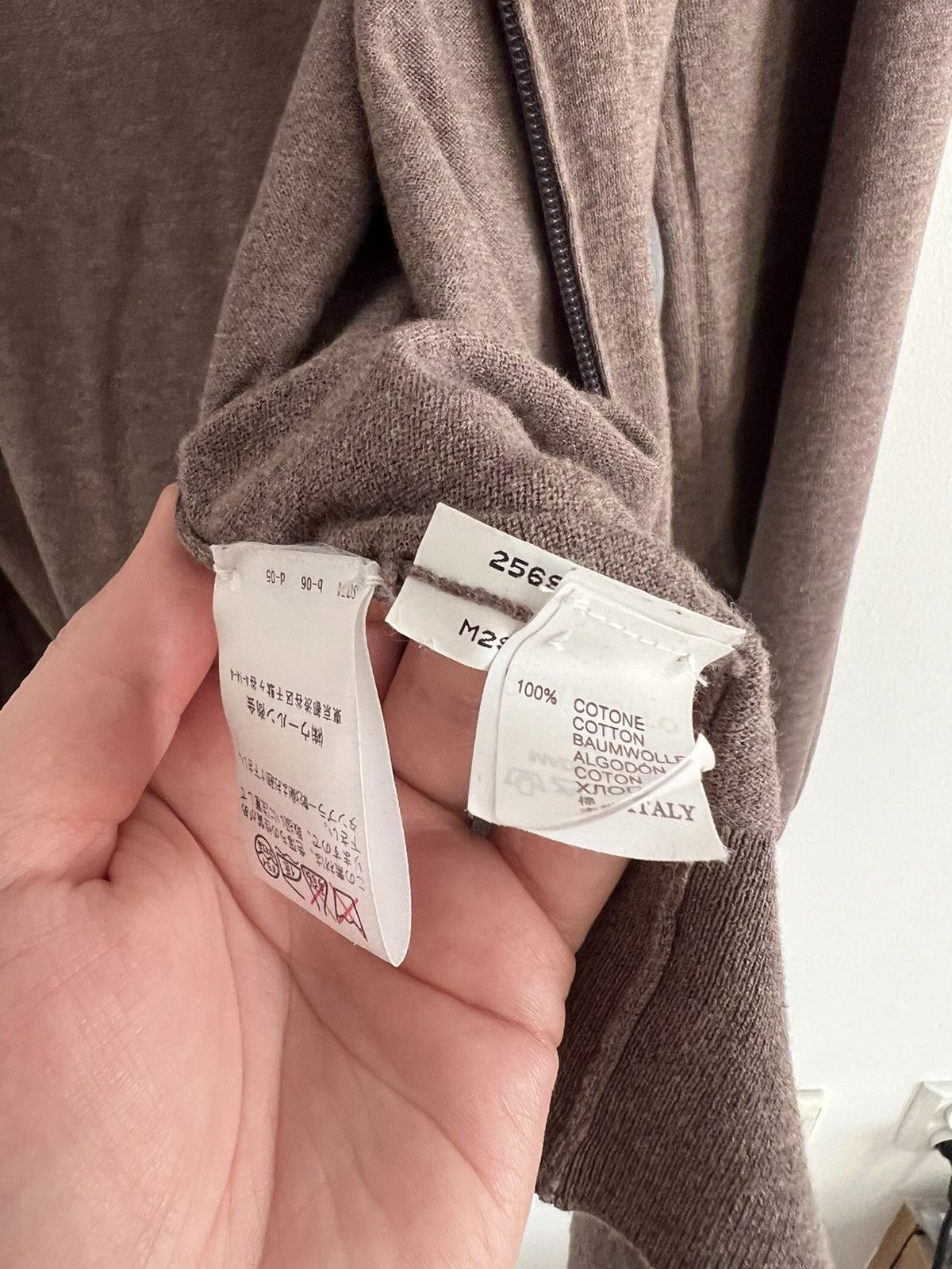 Brunello Cucinelli Brunello Cucinelli Brown Zip Hoodie Size US M / EU 48-50 / 2 - 7 Thumbnail