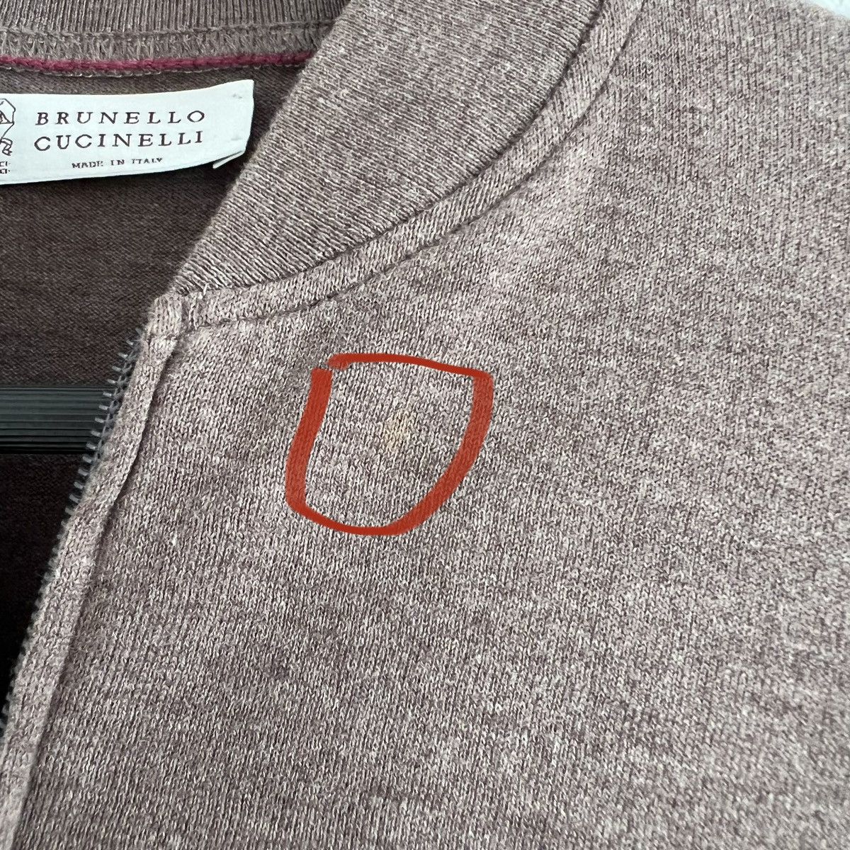 Brunello Cucinelli Brunello Cucinelli Brown Zip Hoodie Size US M / EU 48-50 / 2 - 9 Thumbnail