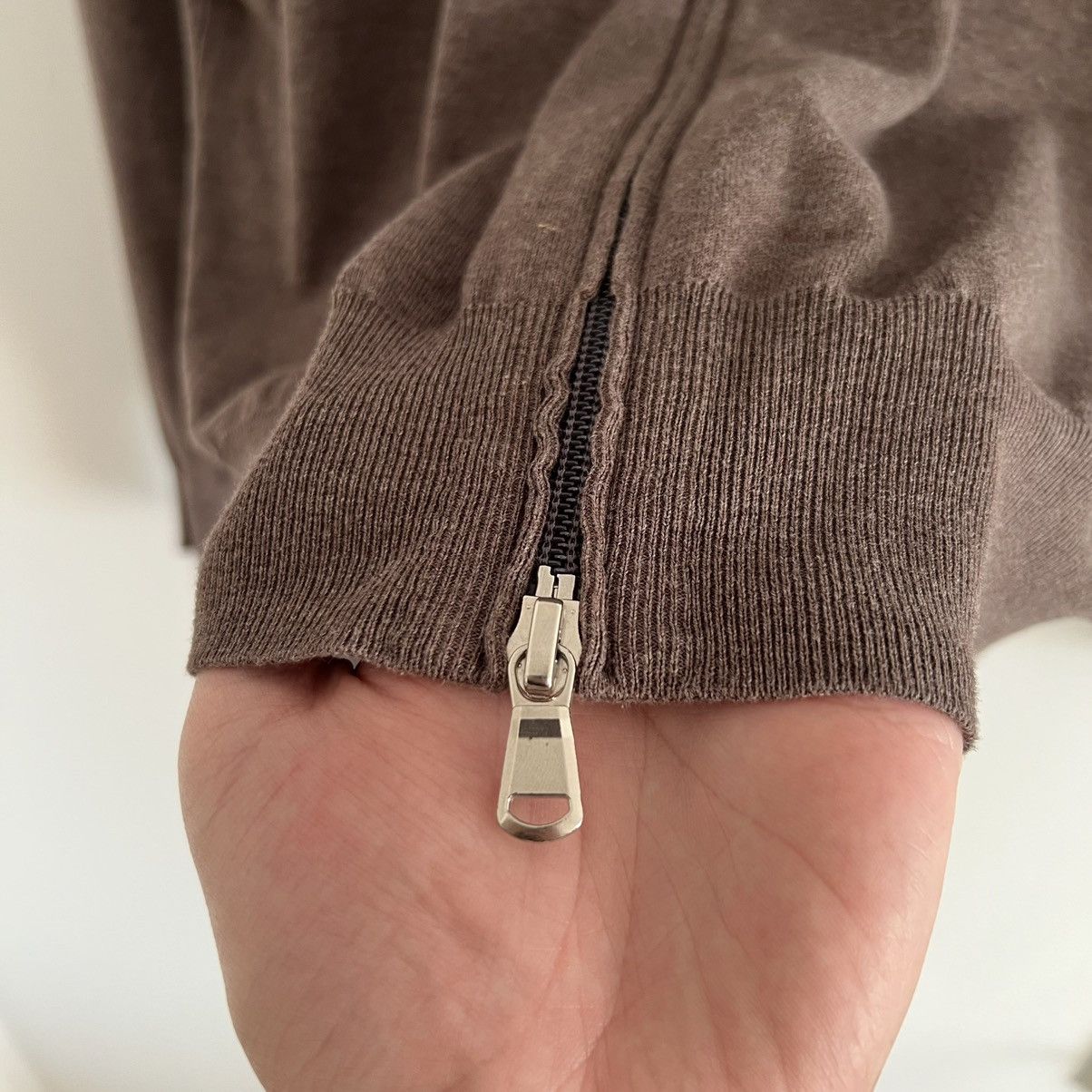 Brunello Cucinelli Brunello Cucinelli Brown Zip Hoodie Size US M / EU 48-50 / 2 - 6 Thumbnail