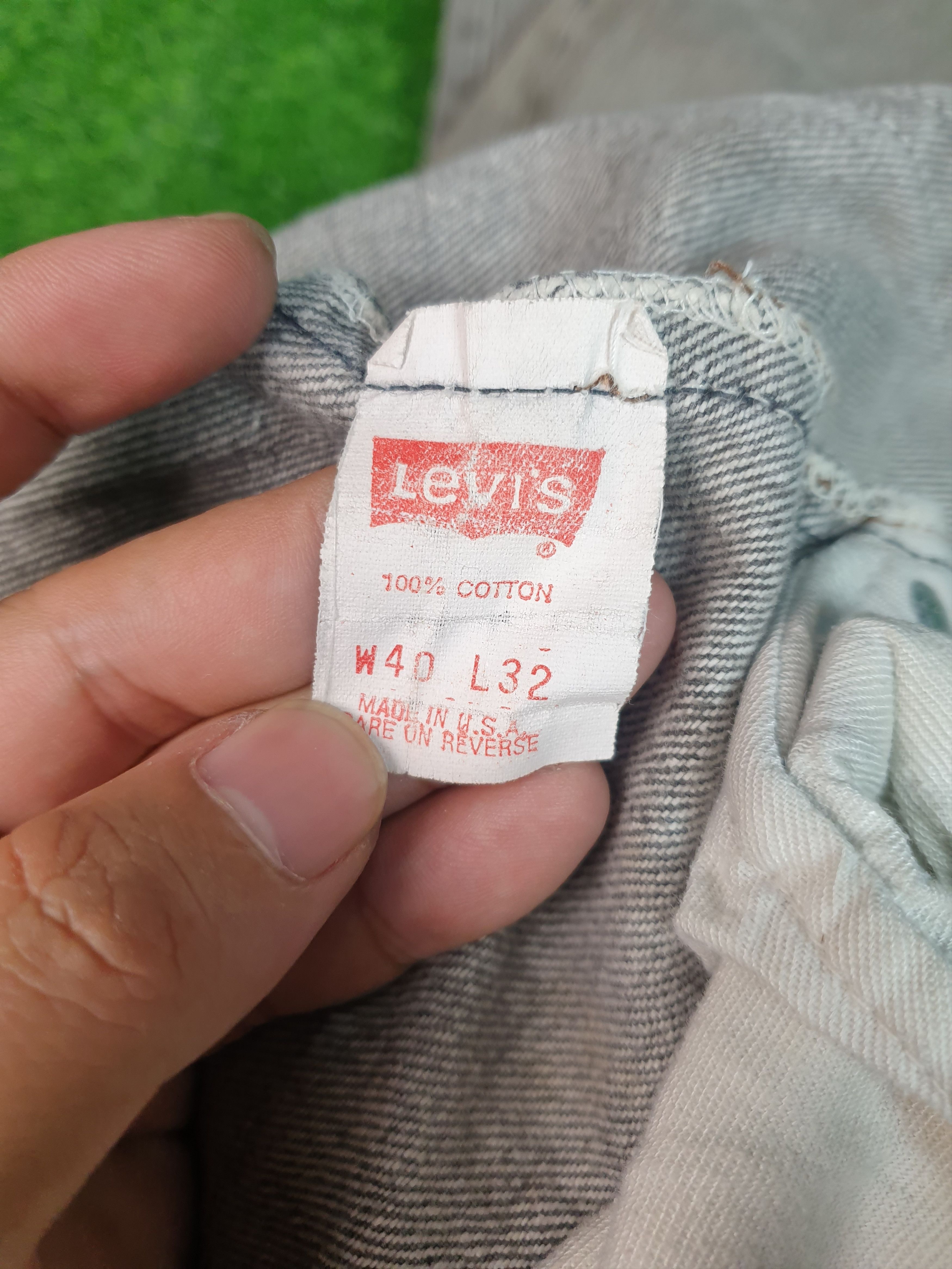 Levi's Vintage Clothing Vintage LEVIS 501 Sun Faded Distressed 39X29.5 Jeans L0058 Size US 39 - 13 Thumbnail
