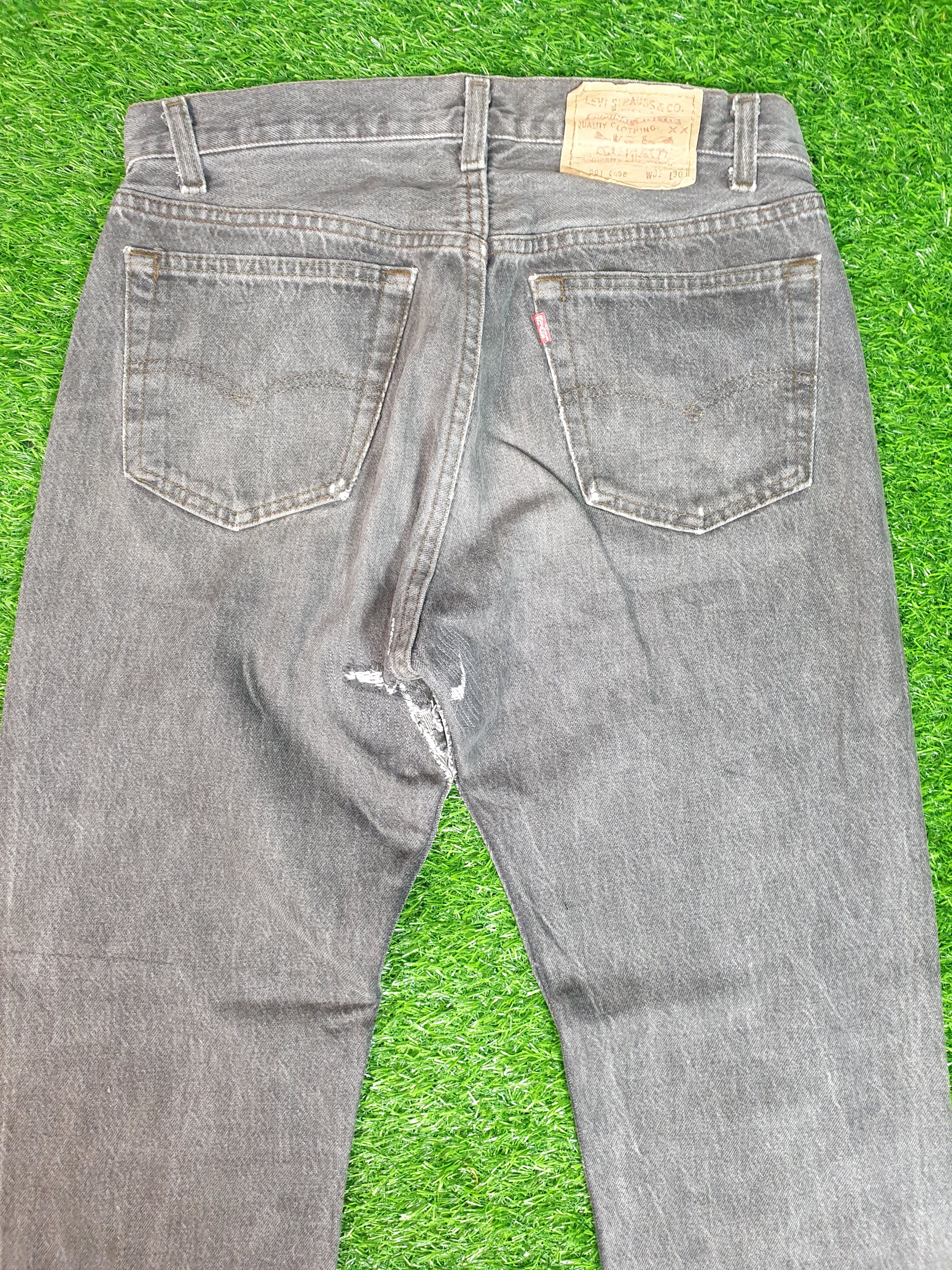 Levi's Vintage 90'S LEVIS 501 Faded Black Size 31X30 Jeans L0140 Size US 31 - 5 Thumbnail