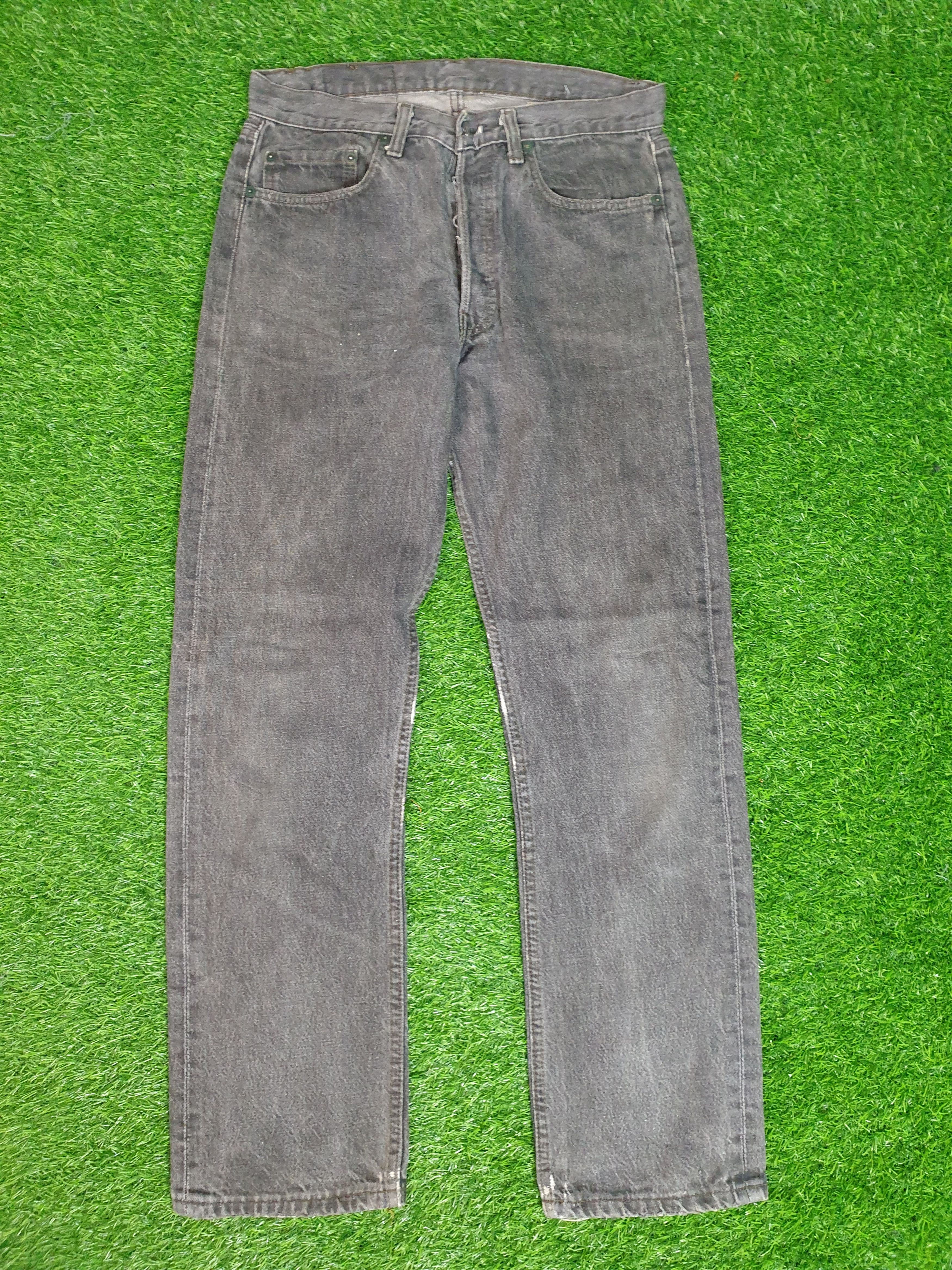 Levi's Vintage 90'S LEVIS 501 Faded Black Size 31X30 Jeans L0140 Size US 31 - 1 Thumbnail