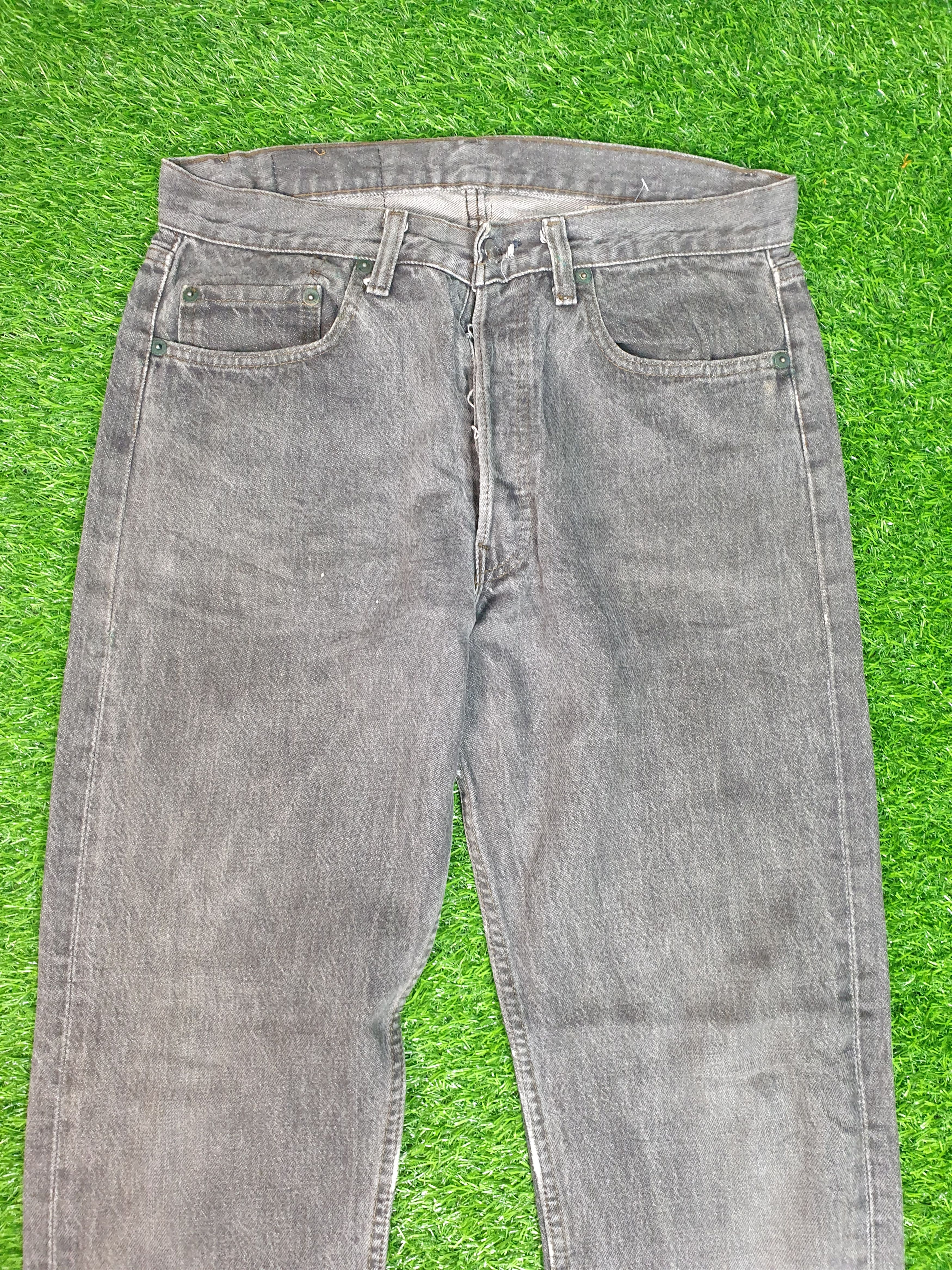 Levi's Vintage 90'S LEVIS 501 Faded Black Size 31X30 Jeans L0140 Size US 31 - 4 Thumbnail
