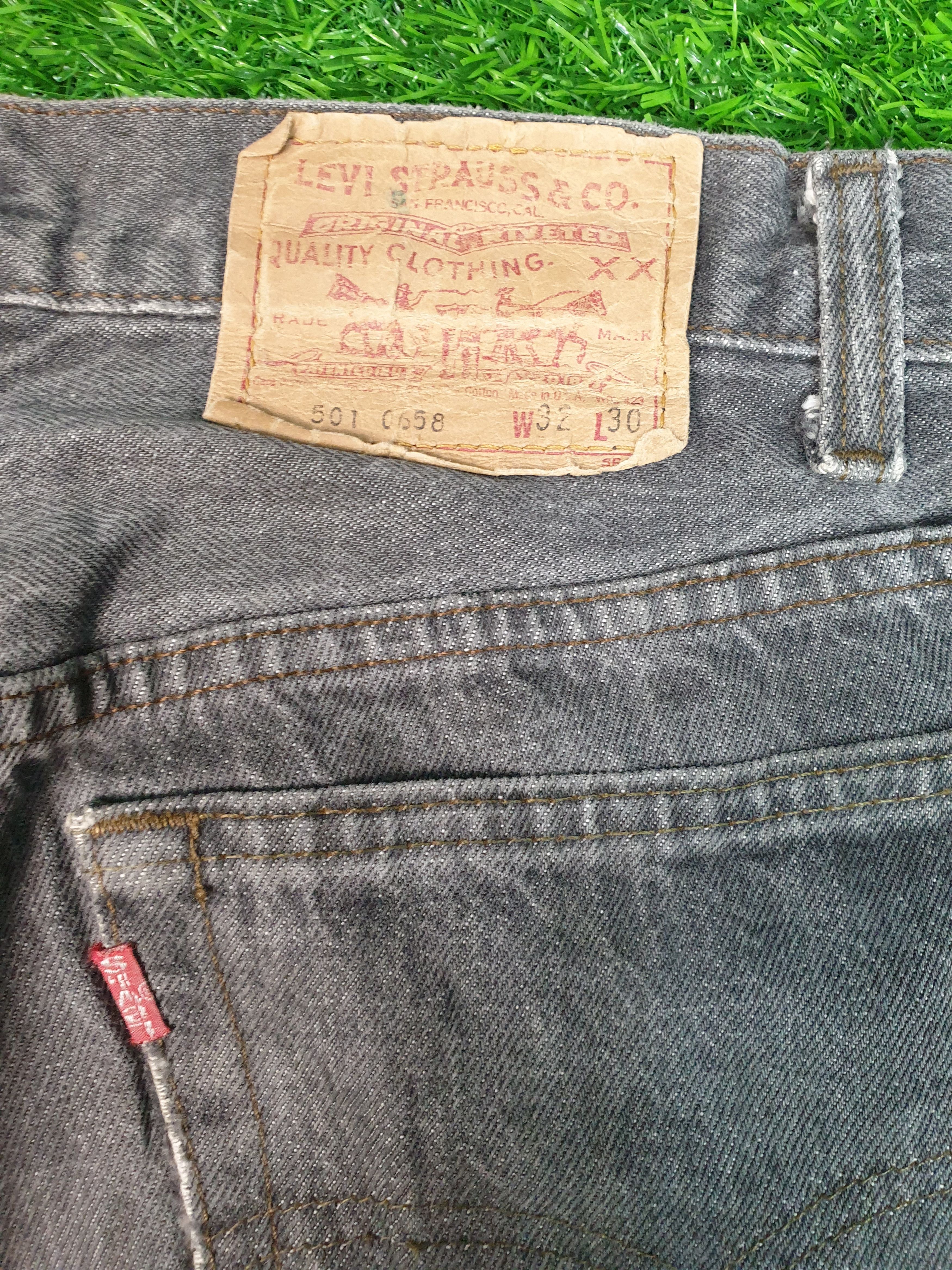 Levi's Vintage 90'S LEVIS 501 Faded Black Size 31X30 Jeans L0140 Size US 31 - 9 Thumbnail