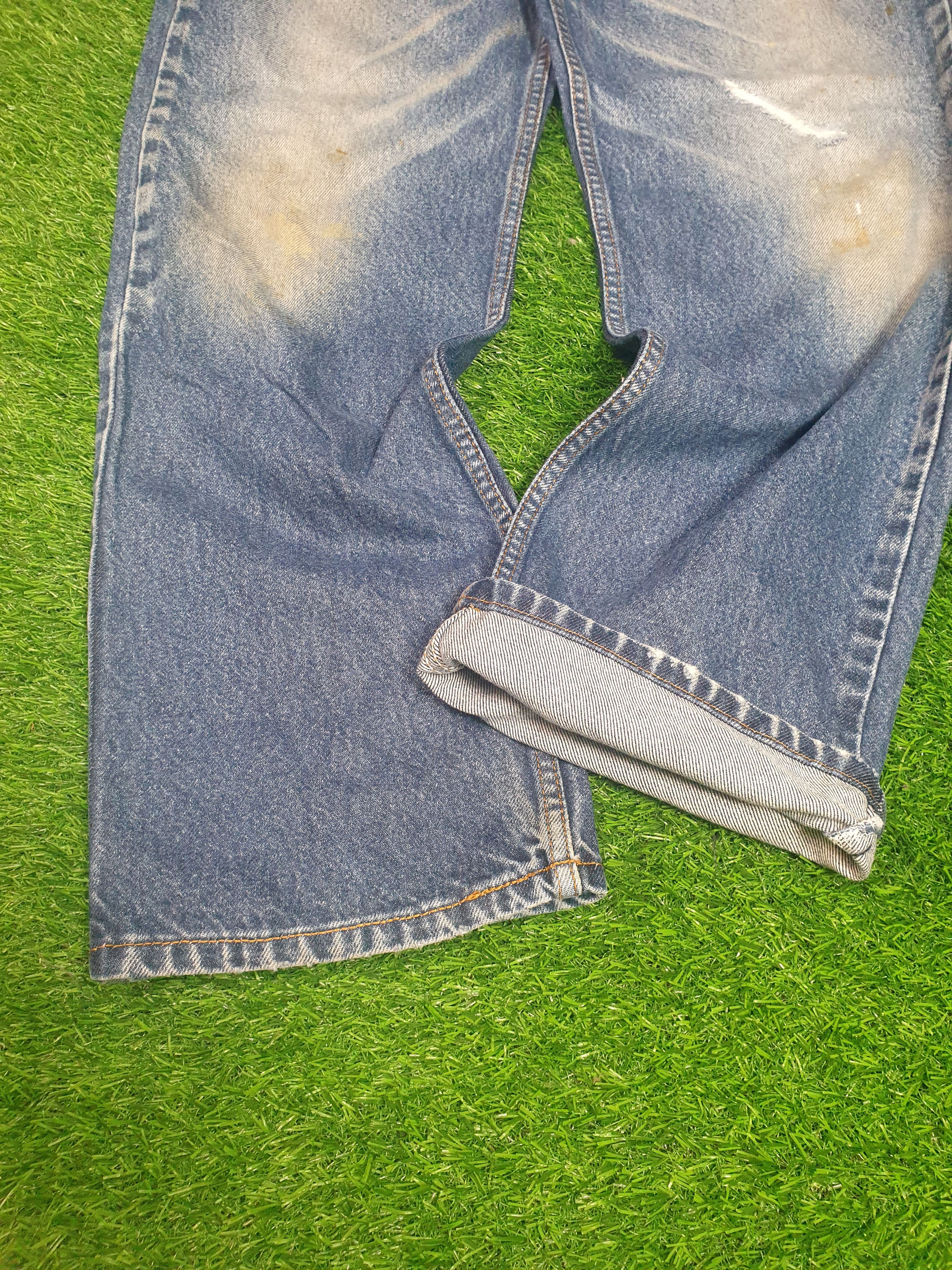 Levi's Vintage LEVIS 505 Faded Distressed Size 38X31.5 Jeans L0094 Size US 38 / EU 54 - 3 Thumbnail