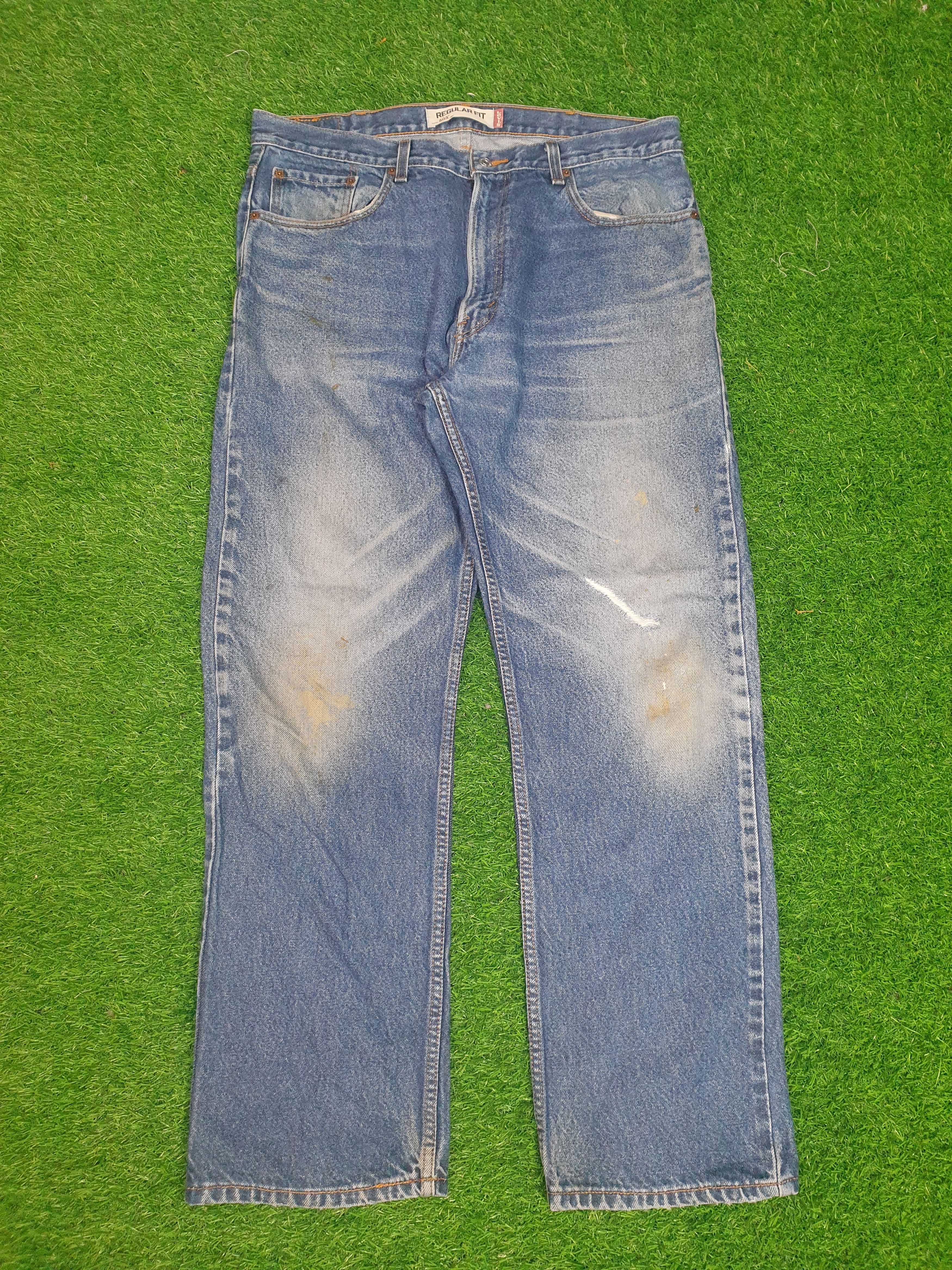 Levi's Vintage LEVIS 505 Faded Distressed Size 38X31.5 Jeans L0094 Size US 38 / EU 54 - 1 Thumbnail