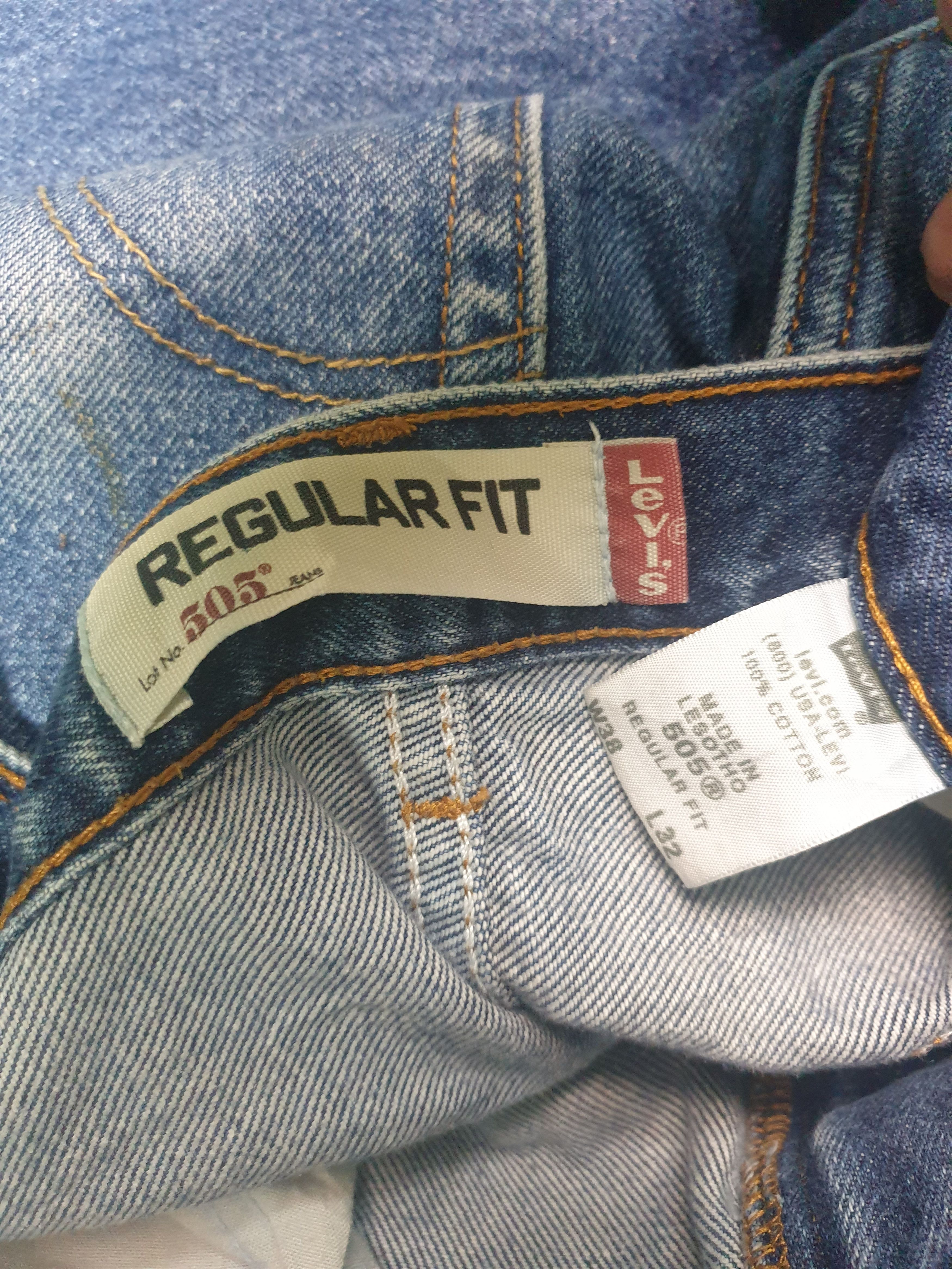 Levi's Vintage LEVIS 505 Faded Distressed Size 38X31.5 Jeans L0094 Size US 38 / EU 54 - 9 Thumbnail