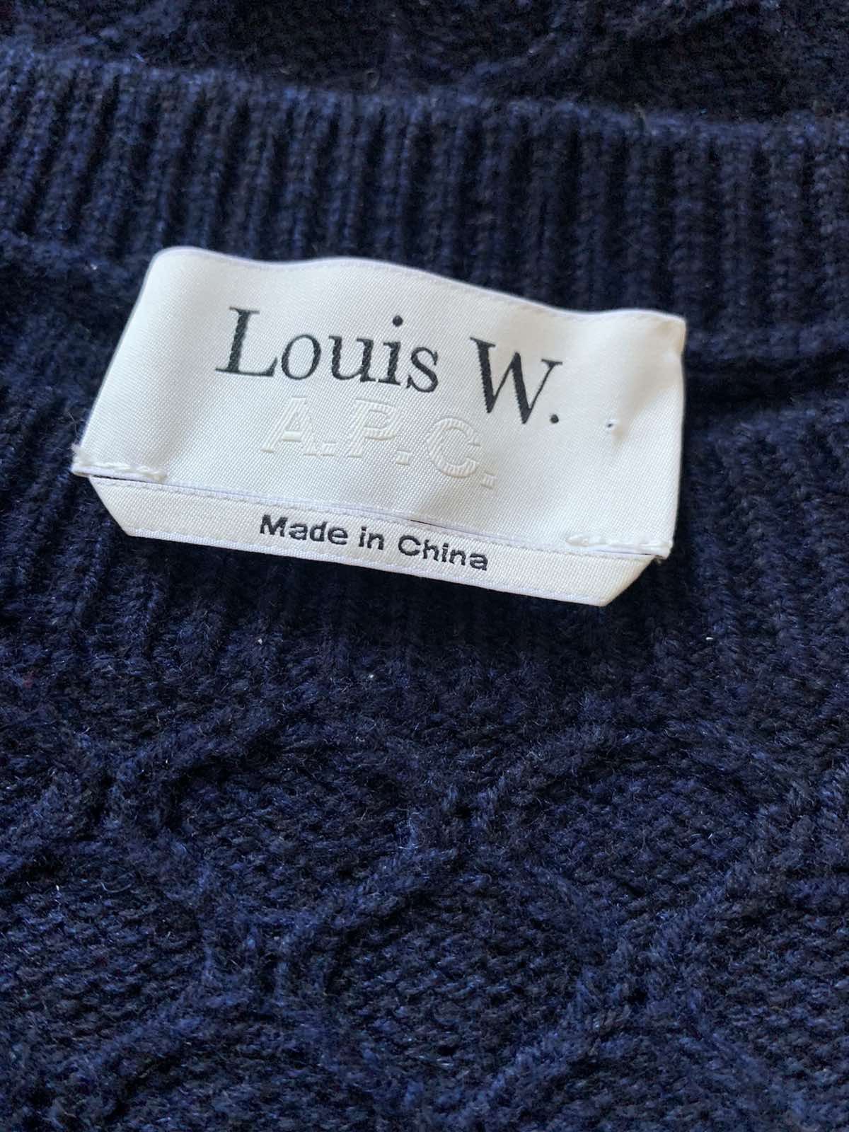 A.P.C. × Louis W. 🔥🔥 A.P.C x Louis W Navy Wool Sweater Size US S / EU 44-46 / 1 - 4 Thumbnail