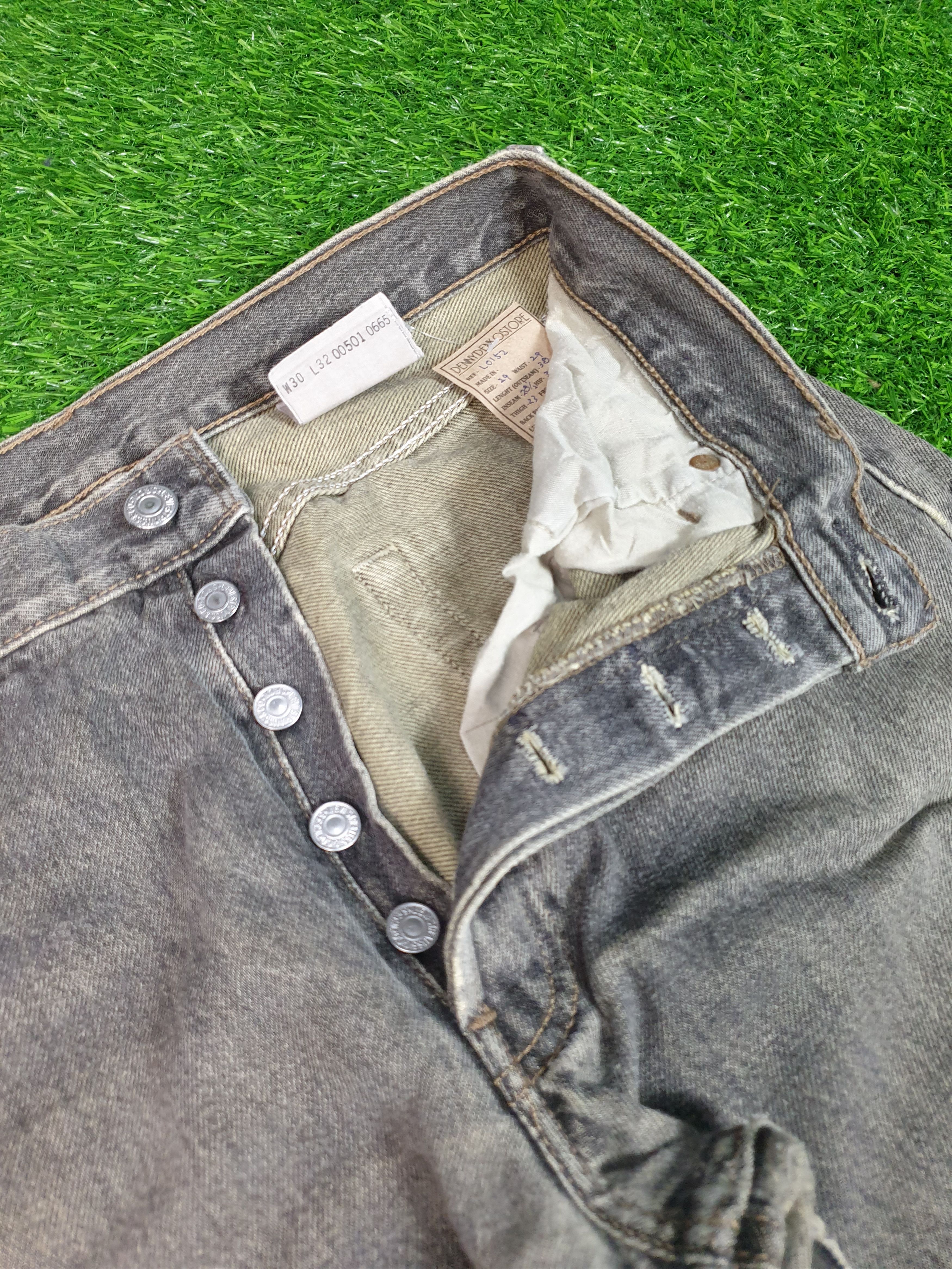 Levi's LEVIS 501 Light Wash Faded Black Size 29X28.5 Jeans L0152 Size US 29 - 8 Thumbnail