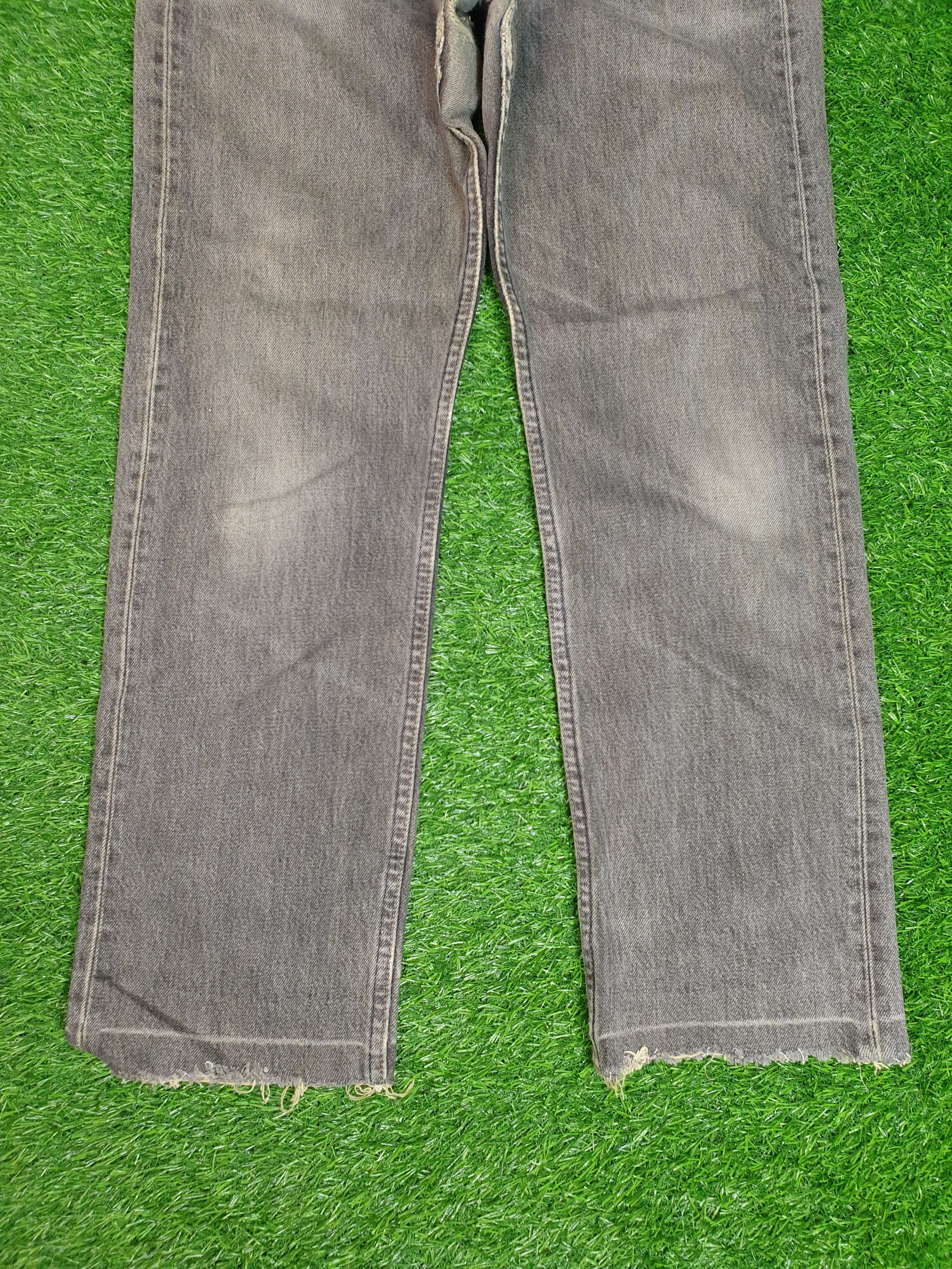 Levi's LEVIS 501 Light Wash Faded Black Size 29X28.5 Jeans L0152 Size US 29 - 3 Thumbnail