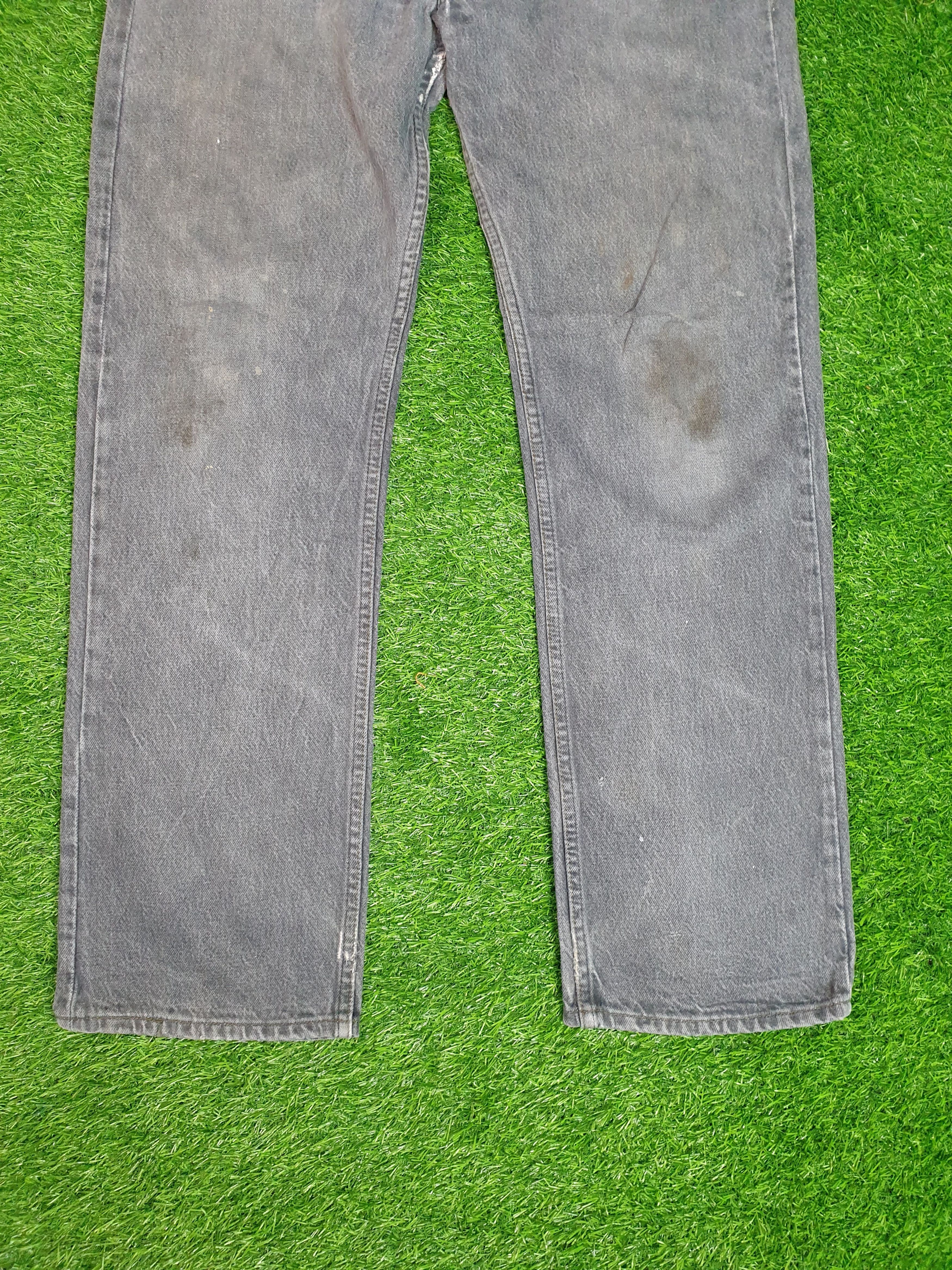Levi's Vintage 90's LEVIS 501 Rusty Faded Black 35X31 Jeans L0150 Size US 35 - 6 Thumbnail