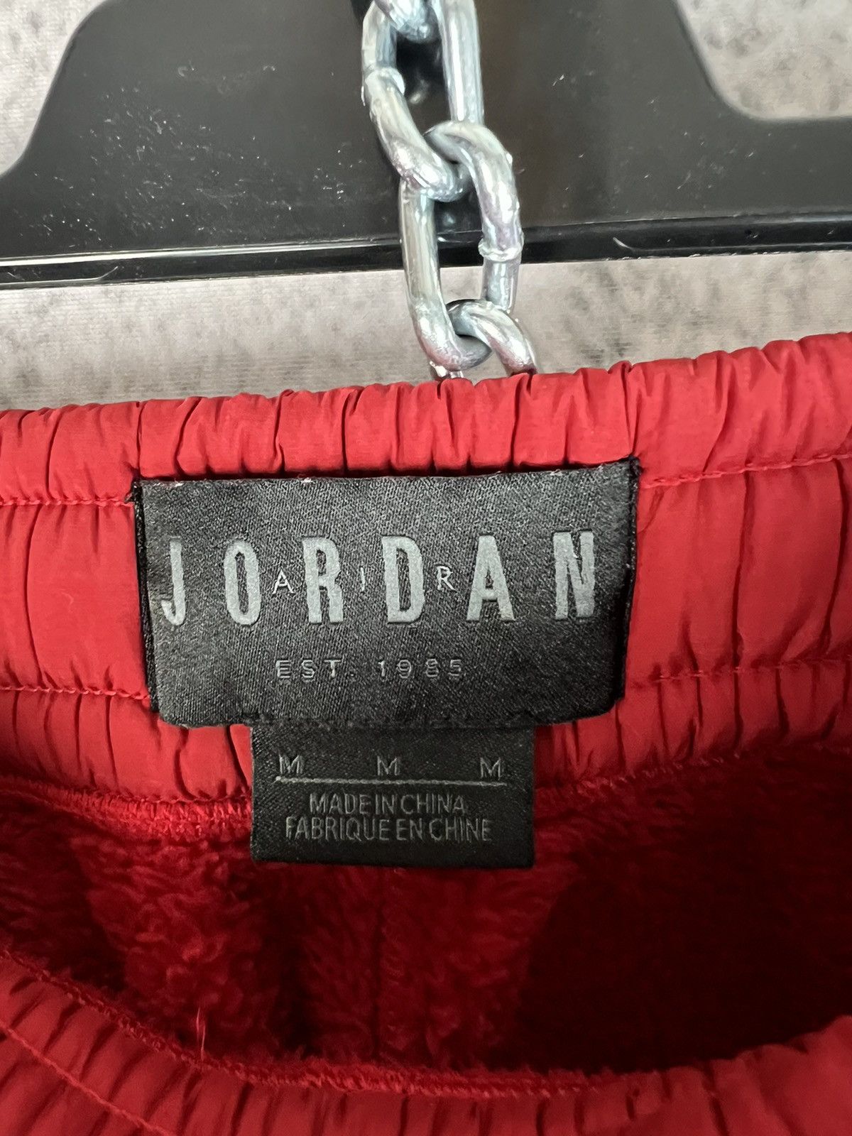 Jordan Brand Red Sherpa Jordan Nike pants Size US 32 / EU 48 - 4 Thumbnail