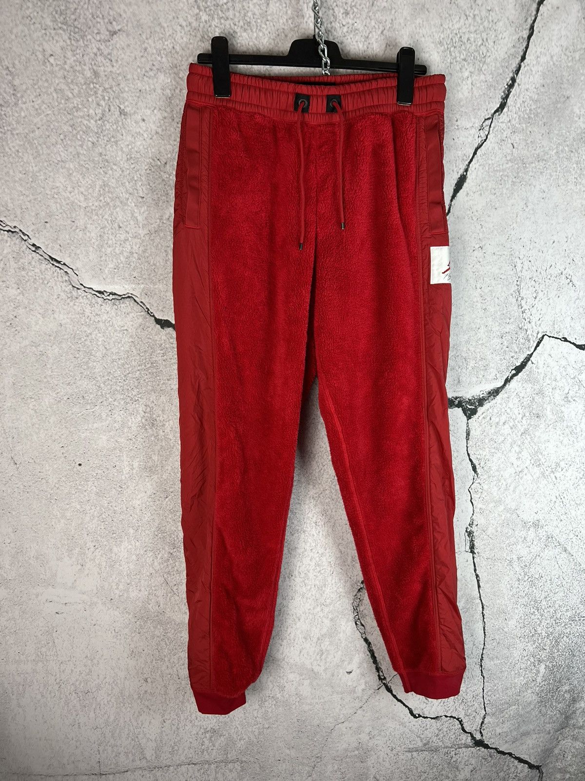 Jordan Brand Red Sherpa Jordan Nike pants Size US 32 / EU 48 - 1 Thumbnail