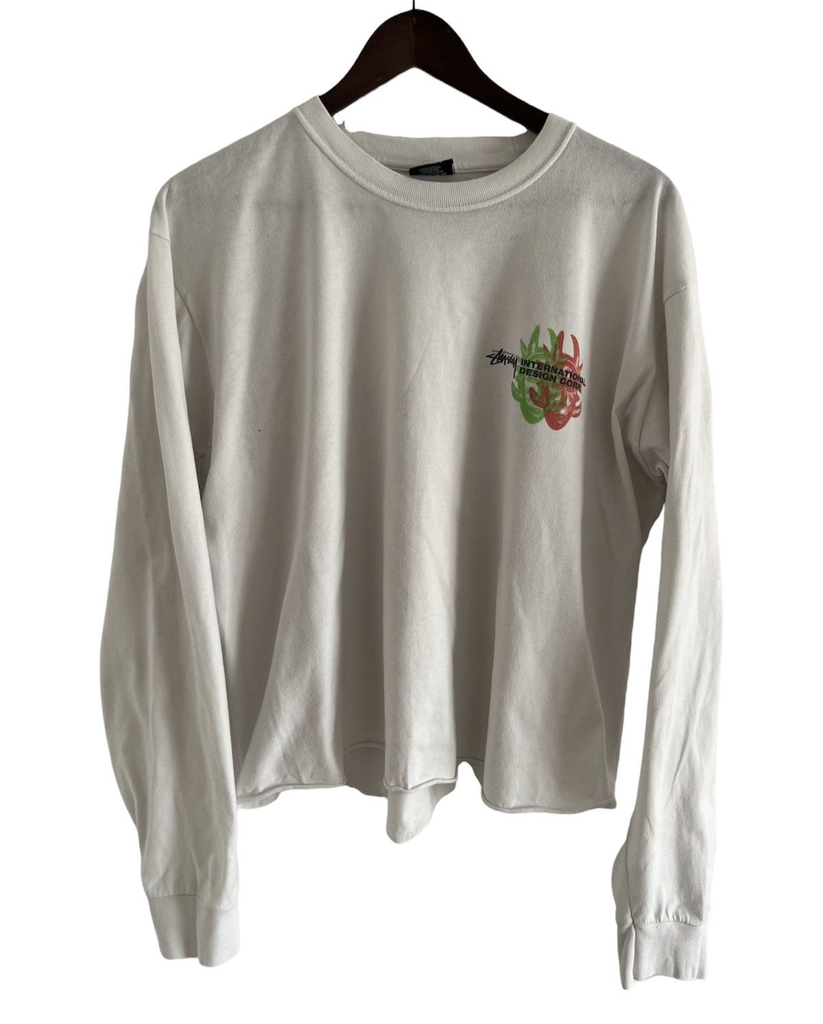 Stussy Stussy White Long Sleeve Size M / US 6-8 / IT 42-44 - 2 Thumbnail