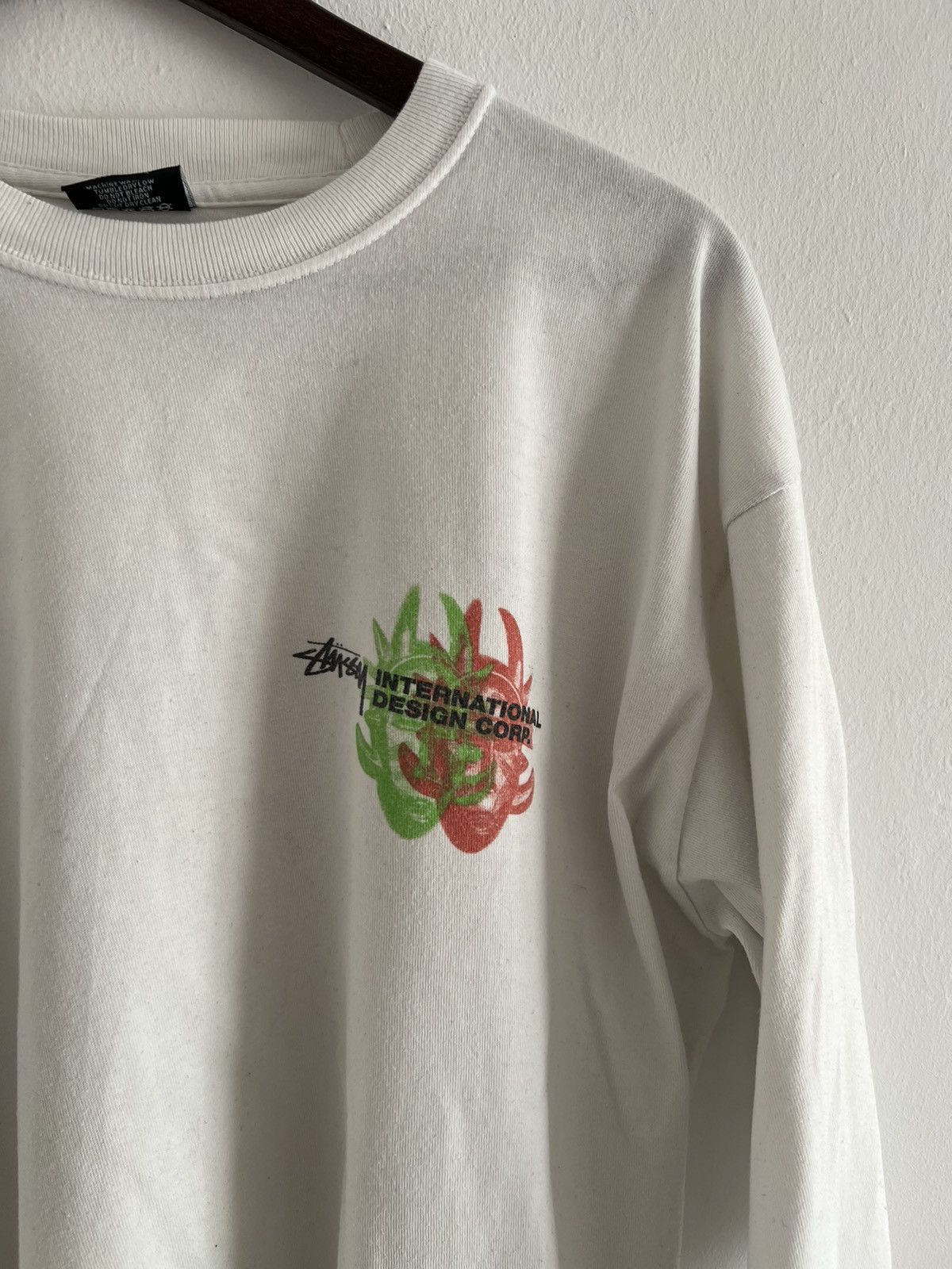 Stussy Stussy White Long Sleeve Size M / US 6-8 / IT 42-44 - 4 Thumbnail
