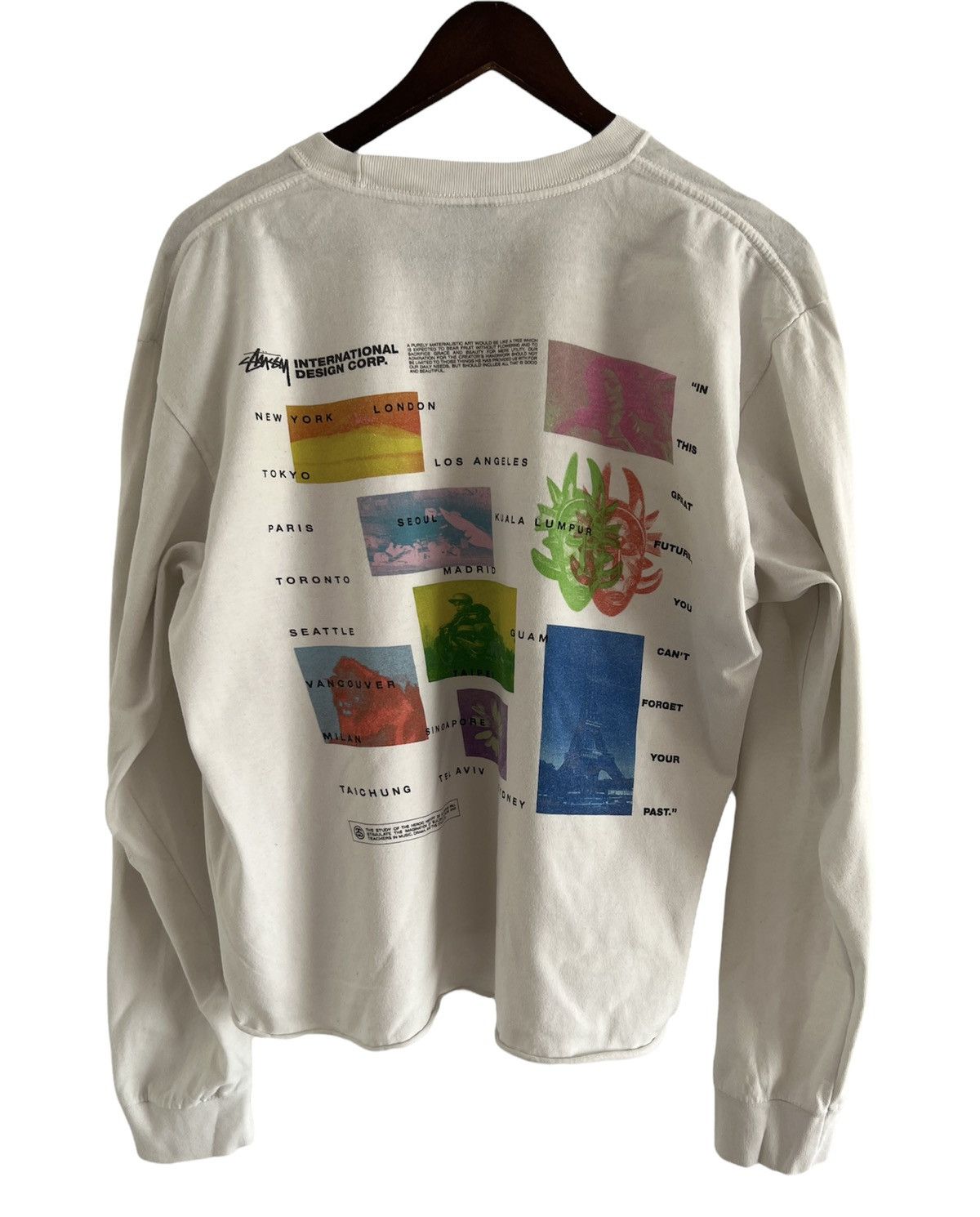 Stussy Stussy White Long Sleeve Size M / US 6-8 / IT 42-44 - 1 Thumbnail