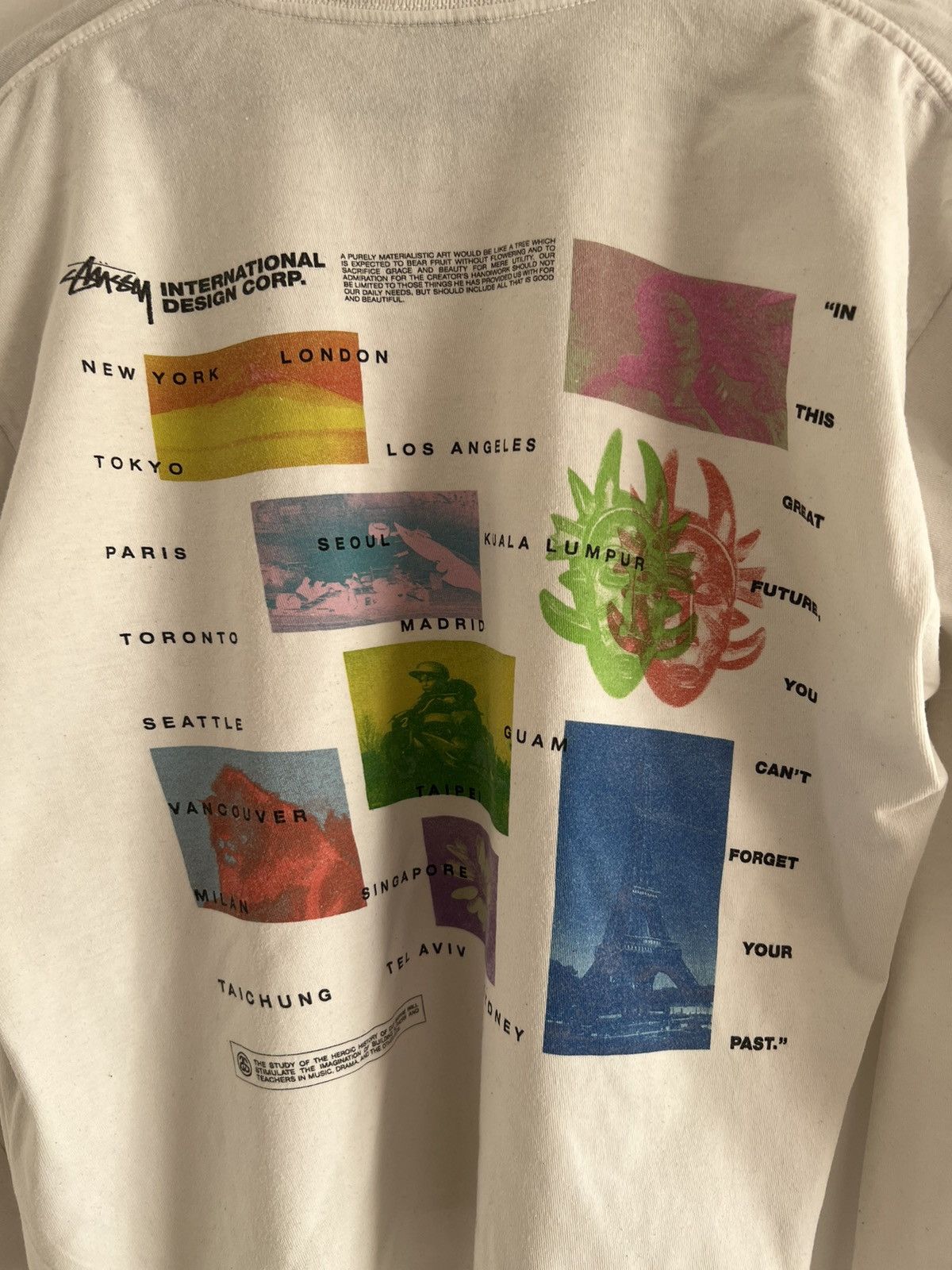 Stussy Stussy White Long Sleeve Size M / US 6-8 / IT 42-44 - 5 Thumbnail