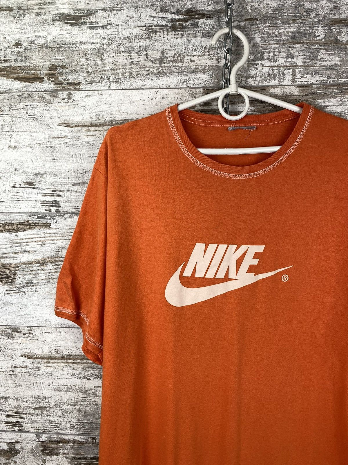 Nike × Vintage Mens Vintage Nike Big Logo T Shirt rare y2k streetwear tee Size US XL / EU 56 / 4 - 2 Thumbnail