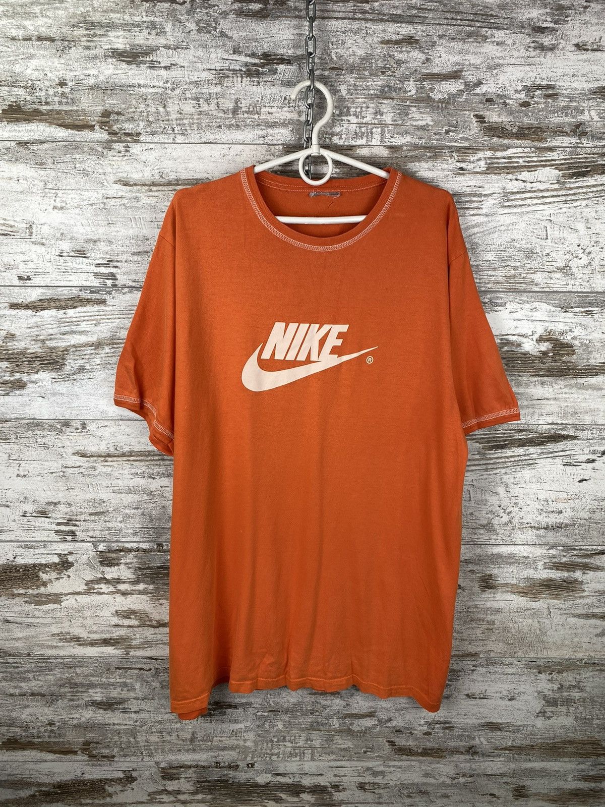 Nike × Vintage Mens Vintage Nike Big Logo T Shirt rare y2k streetwear tee Size US XL / EU 56 / 4 - 1 Thumbnail