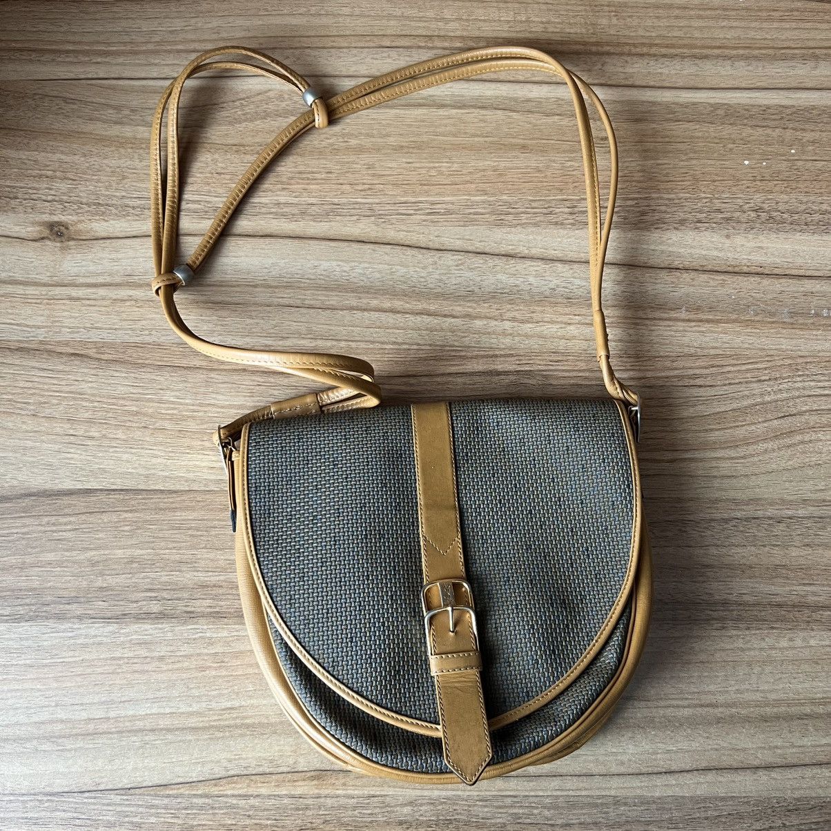 Vintage 80's YVES Saint Laurent Shoulder Bag in Grey, Women's
