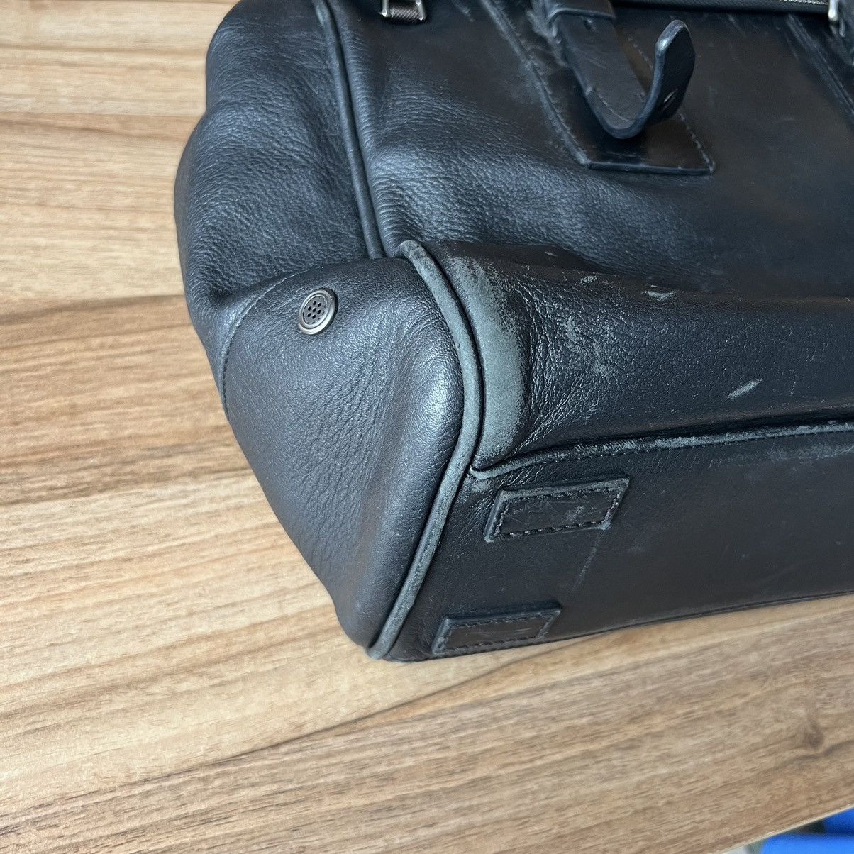 Belstaff 🔥Vintage Belstaff Black Leather Bag Size ONE SIZE - 18 Thumbnail