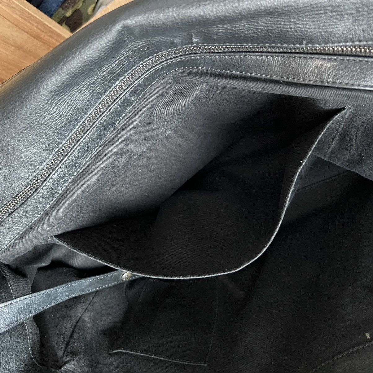 Belstaff 🔥Vintage Belstaff Black Leather Bag Size ONE SIZE - 15 Thumbnail