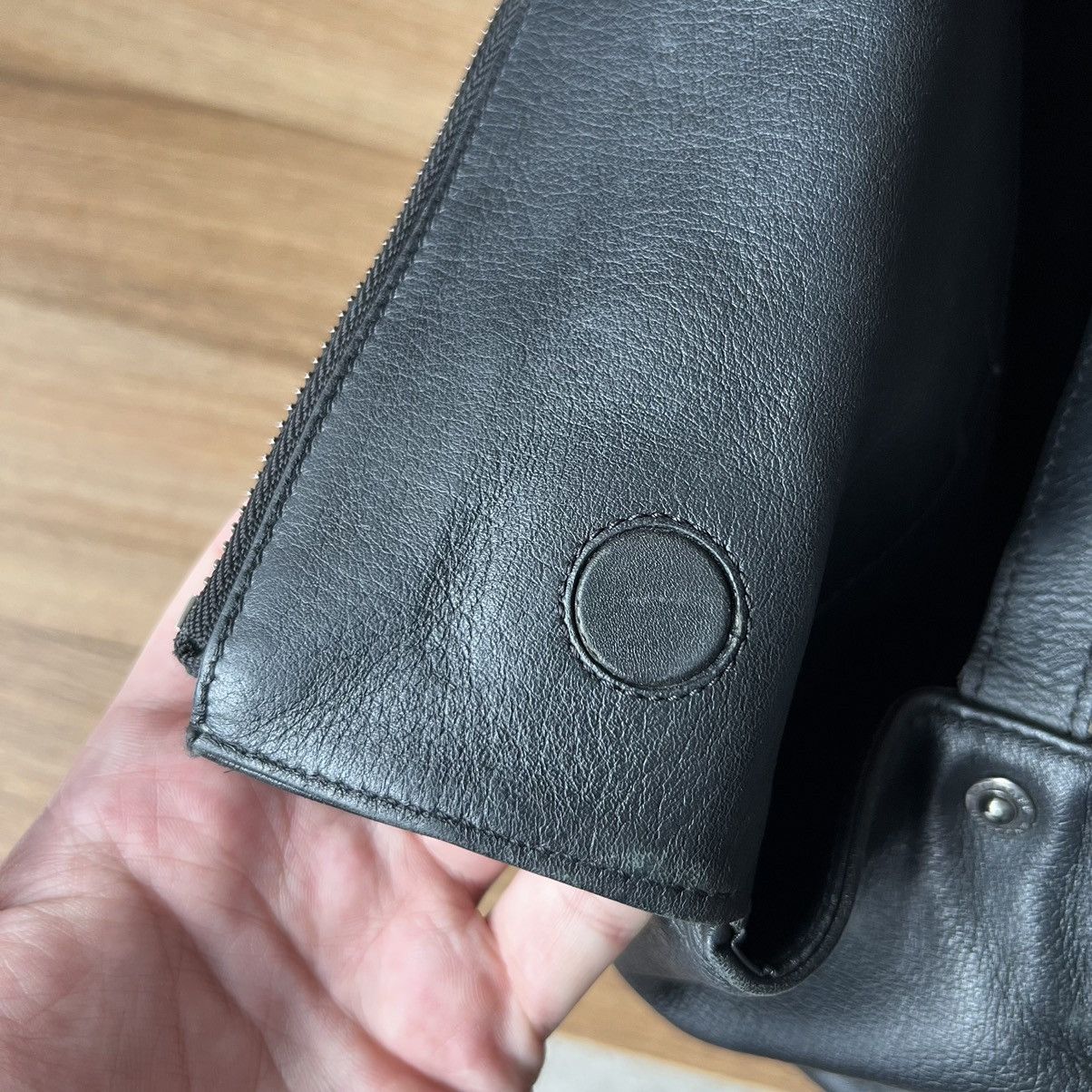 Belstaff 🔥Vintage Belstaff Black Leather Bag Size ONE SIZE - 12 Thumbnail