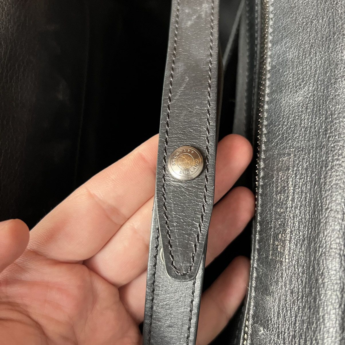Belstaff 🔥Vintage Belstaff Black Leather Bag Size ONE SIZE - 13 Thumbnail