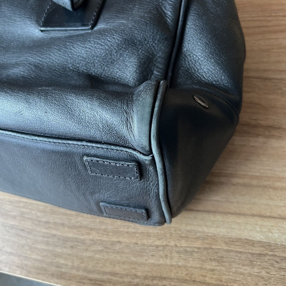Belstaff 🔥Vintage Belstaff Black Leather Bag Size ONE SIZE - 17 Thumbnail