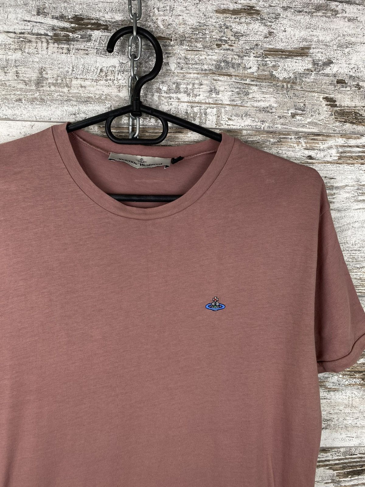 Vivienne Westwood Mens Vivienne Westwood Pink T Shirt luxury tee logo Size US M / EU 48-50 / 2 - 2 Thumbnail